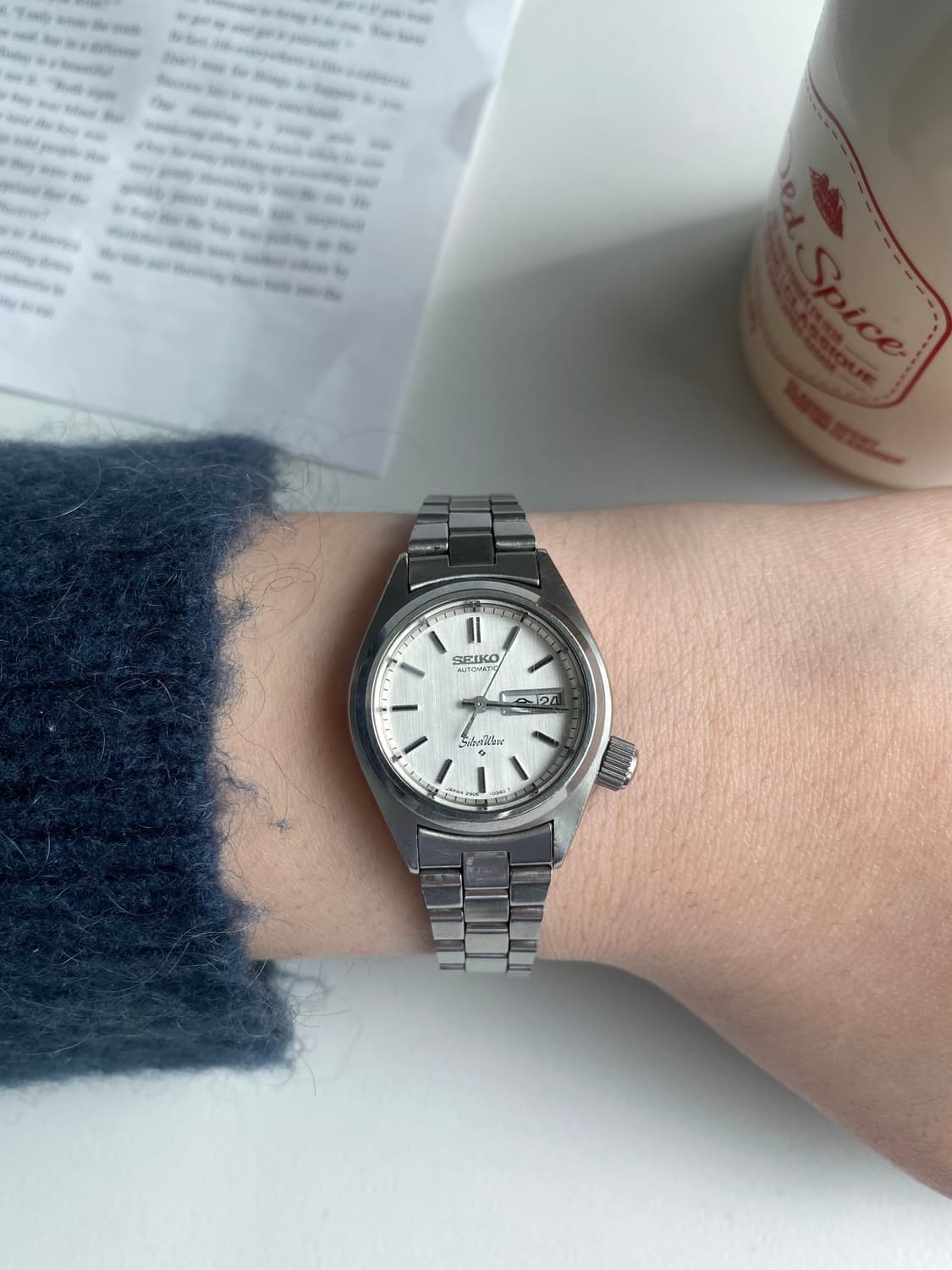 Seiko 세이코 silverwave 실버웨이브 오토매틱 데이데이트 쿼츠 상품이미지7