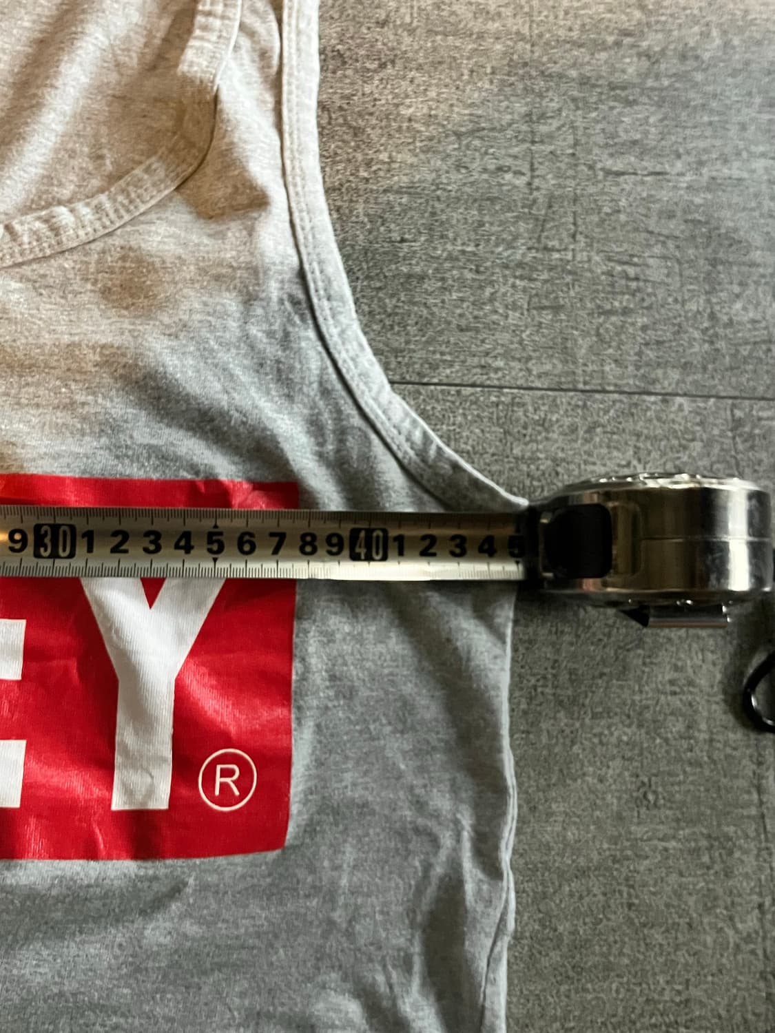 Obey 오베이 올드스쿨스트릿 중앙로고 슬리브리스나시탑 그레이 상품이미지2