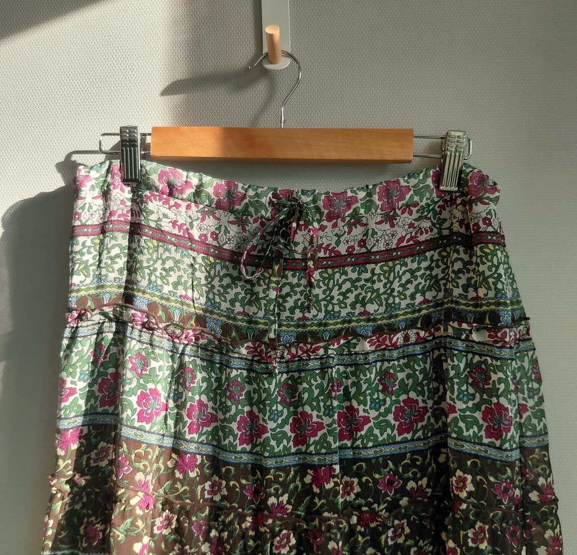 모리걸 딥 포레스트 롱 스커트 상품이미지2