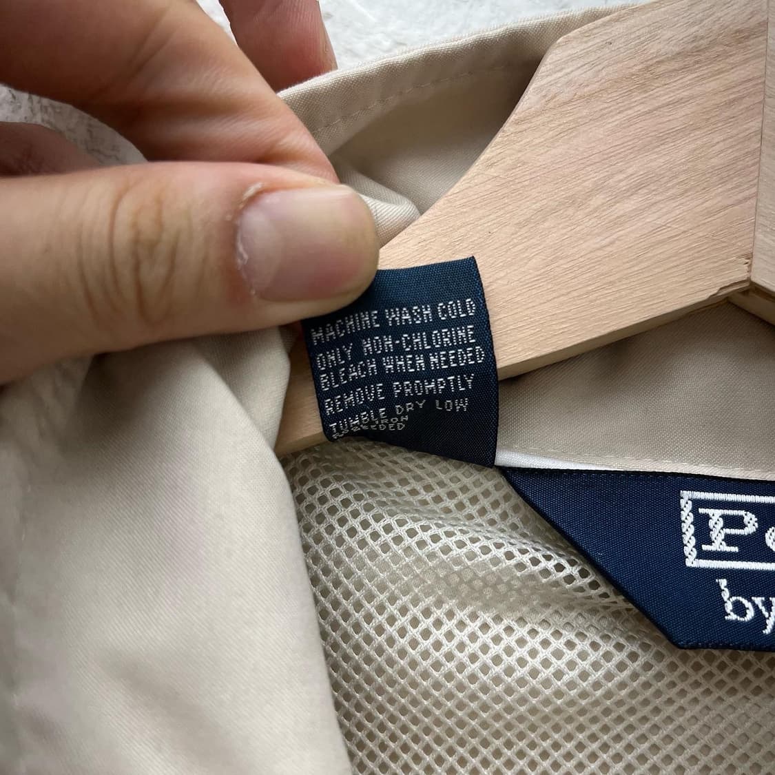 폴로 랄프로렌 아이보리 폴리쉘 풀오버 아노락 상품이미지7