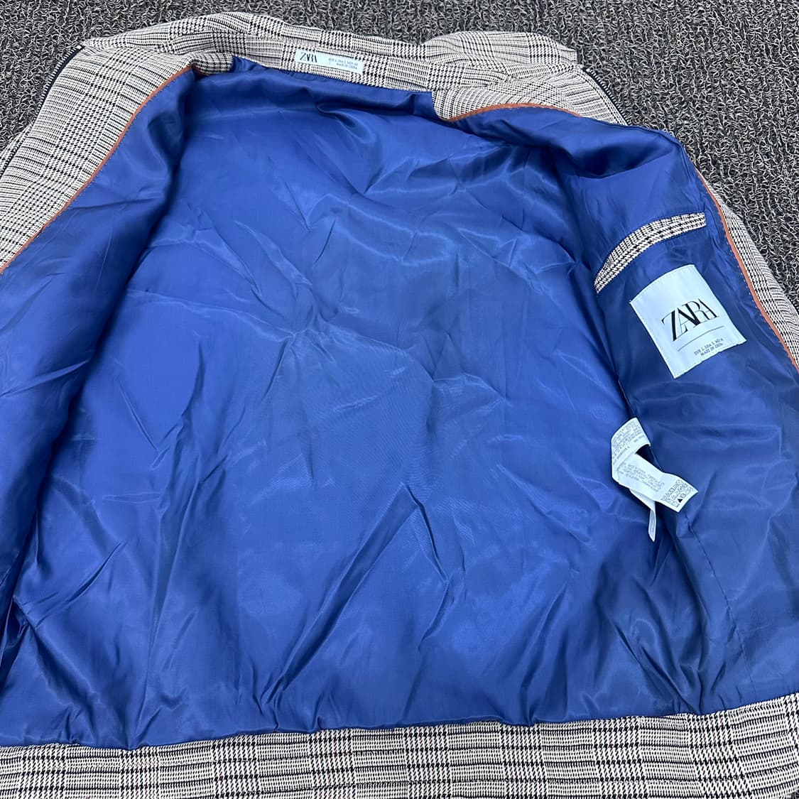 ZARA 자라 하운드 블루종 자켓 L  상품이미지7