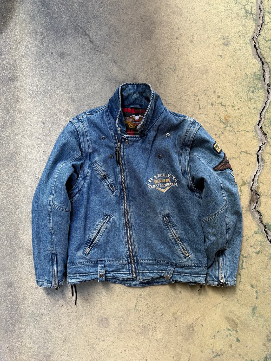 90s Harley Davidson Convertible Jacket 상품이미지2