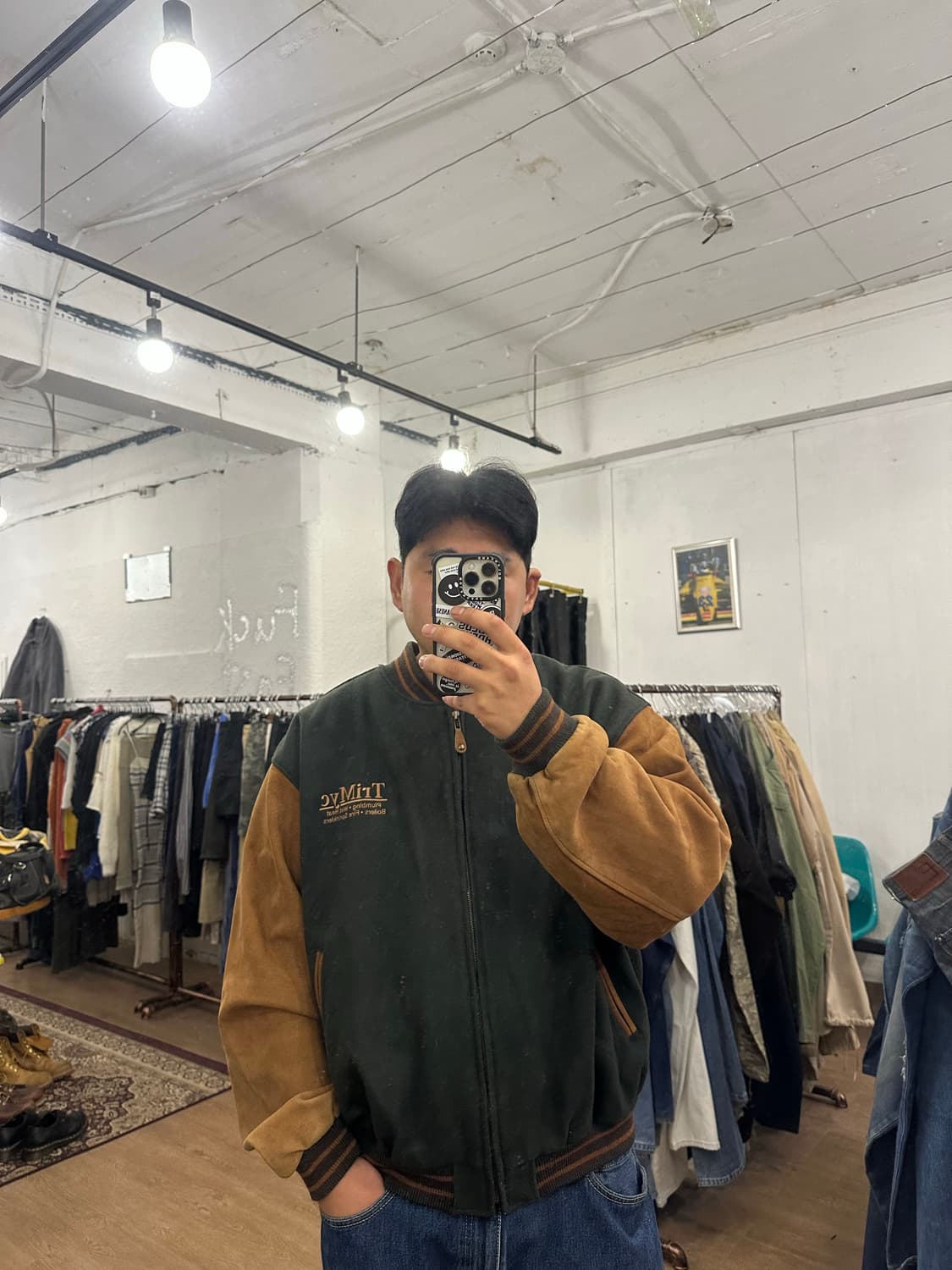 XXL)골든베어 울 레더 바시티 made in usa 상품이미지7