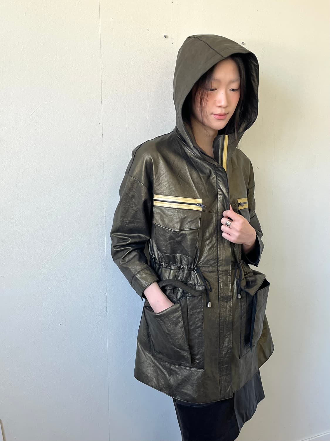 Max Cartizio 레더 후드자켓 상품이미지7