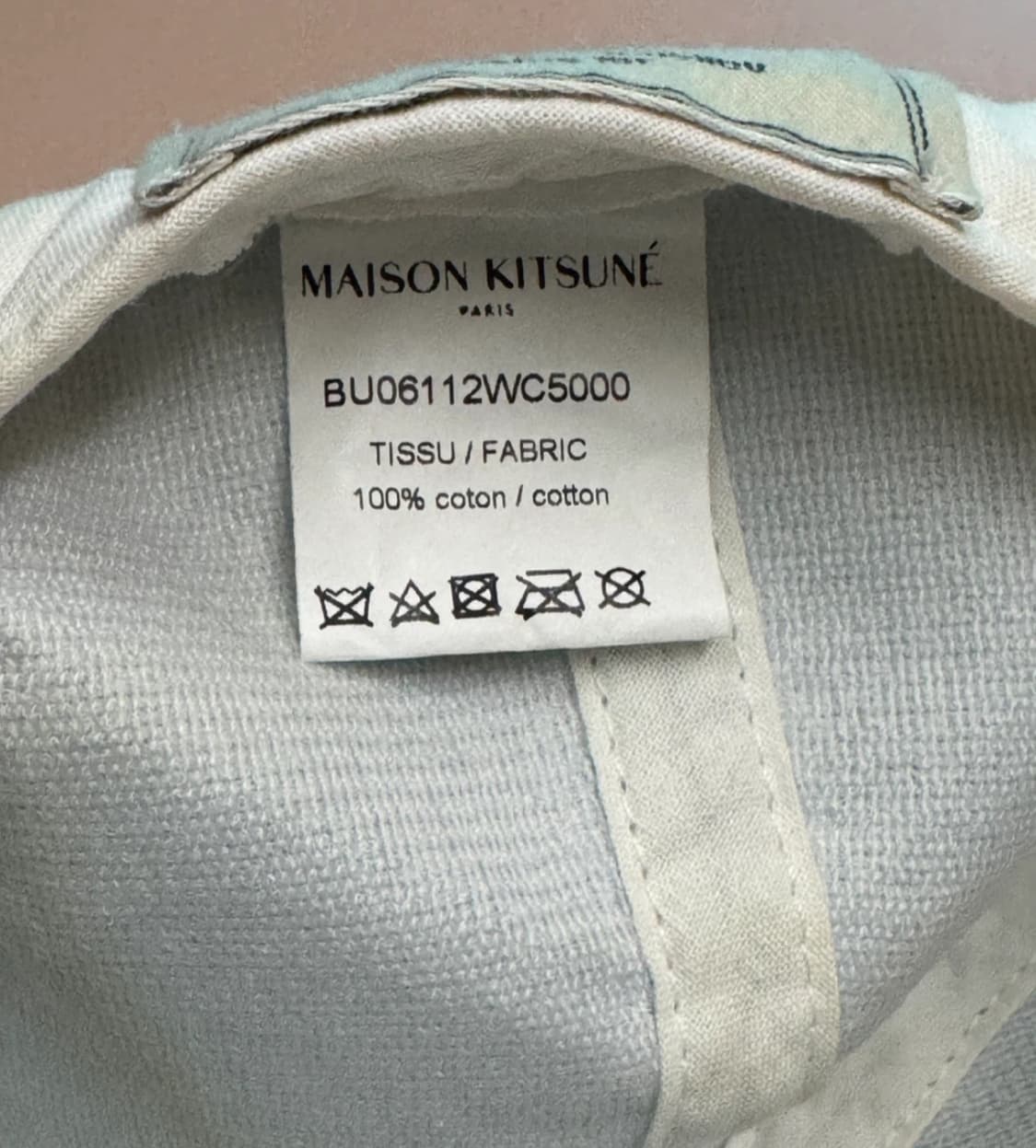 메종키츠네 스몰폭스 야구 모자 볼캡 데님 상품이미지8