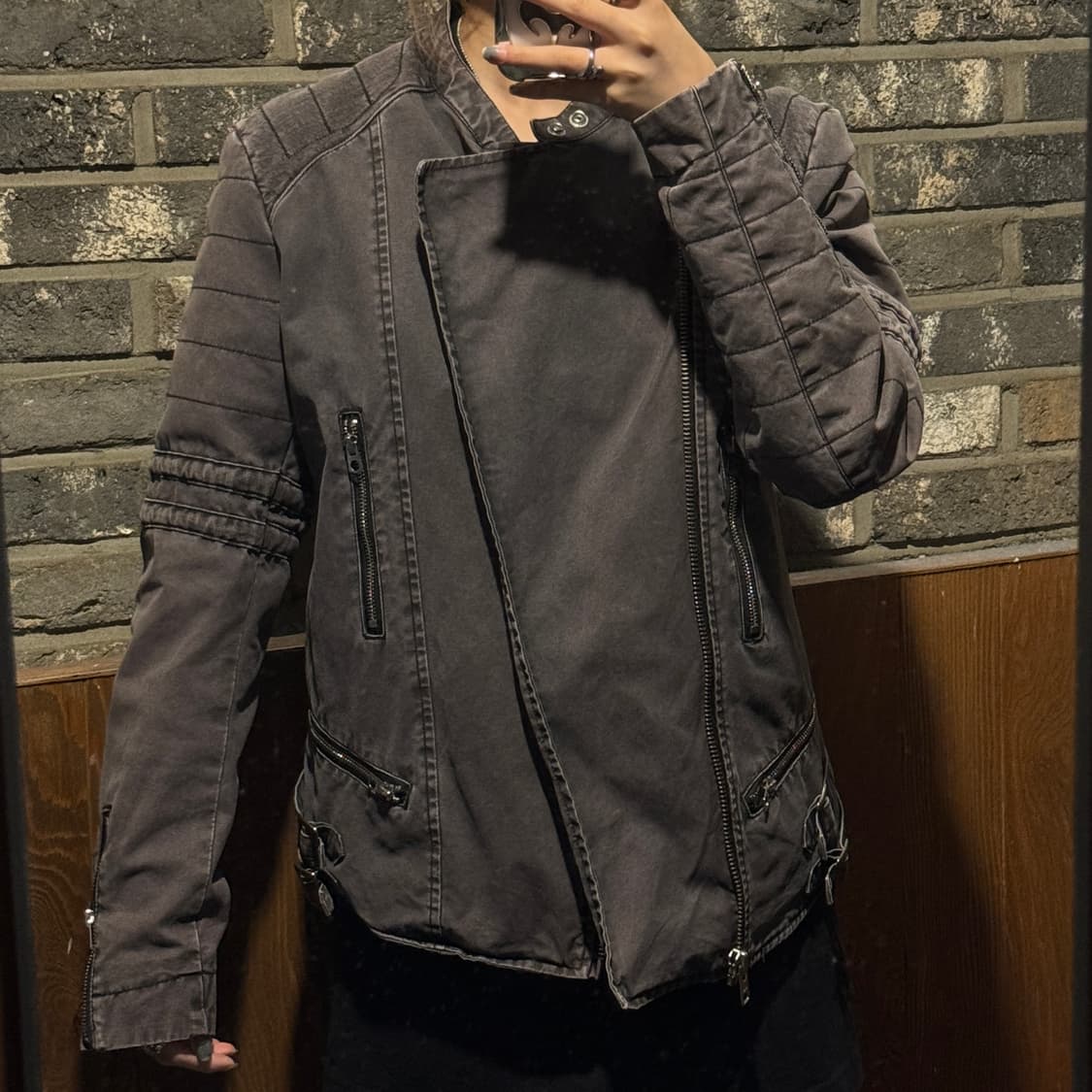 M) 데님앤서플라이 랄프로렌 바이커 라이더 자켓 상품이미지10