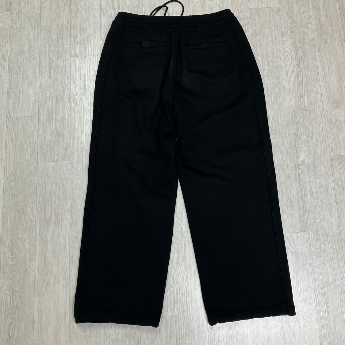 [46] 준지 와이드 트랙팬츠 블랙 상품이미지2