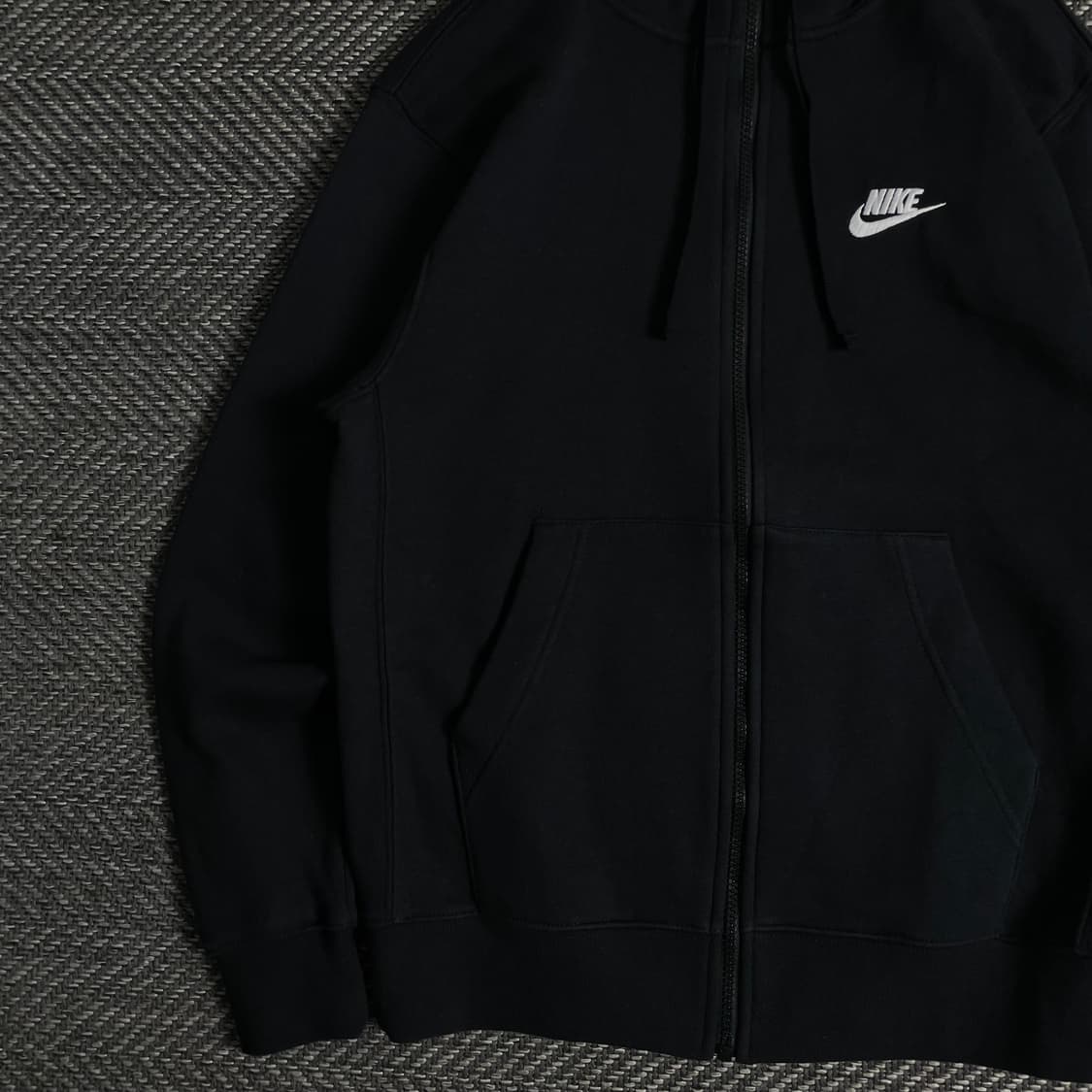 나이키 블랙 미니멀 스웻 후드집업y 3258 상품이미지4