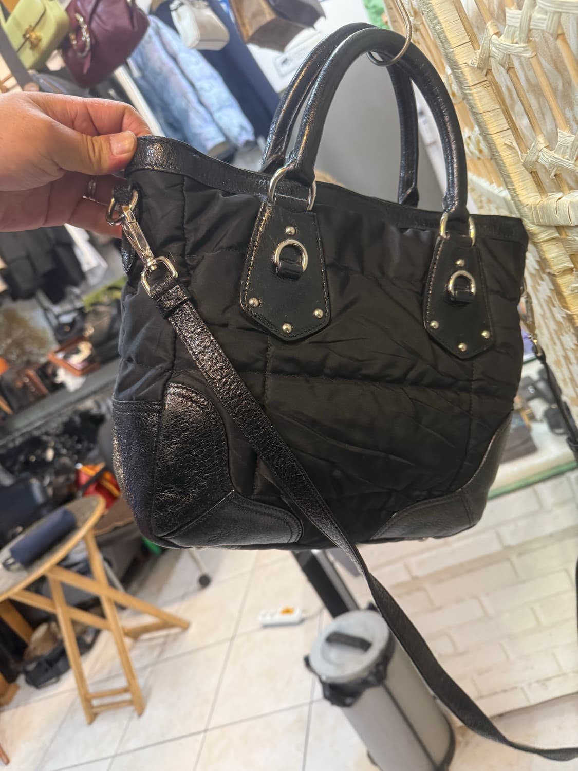 정품 프라다 테수토 붐버 2way백 팝니다 상품이미지4