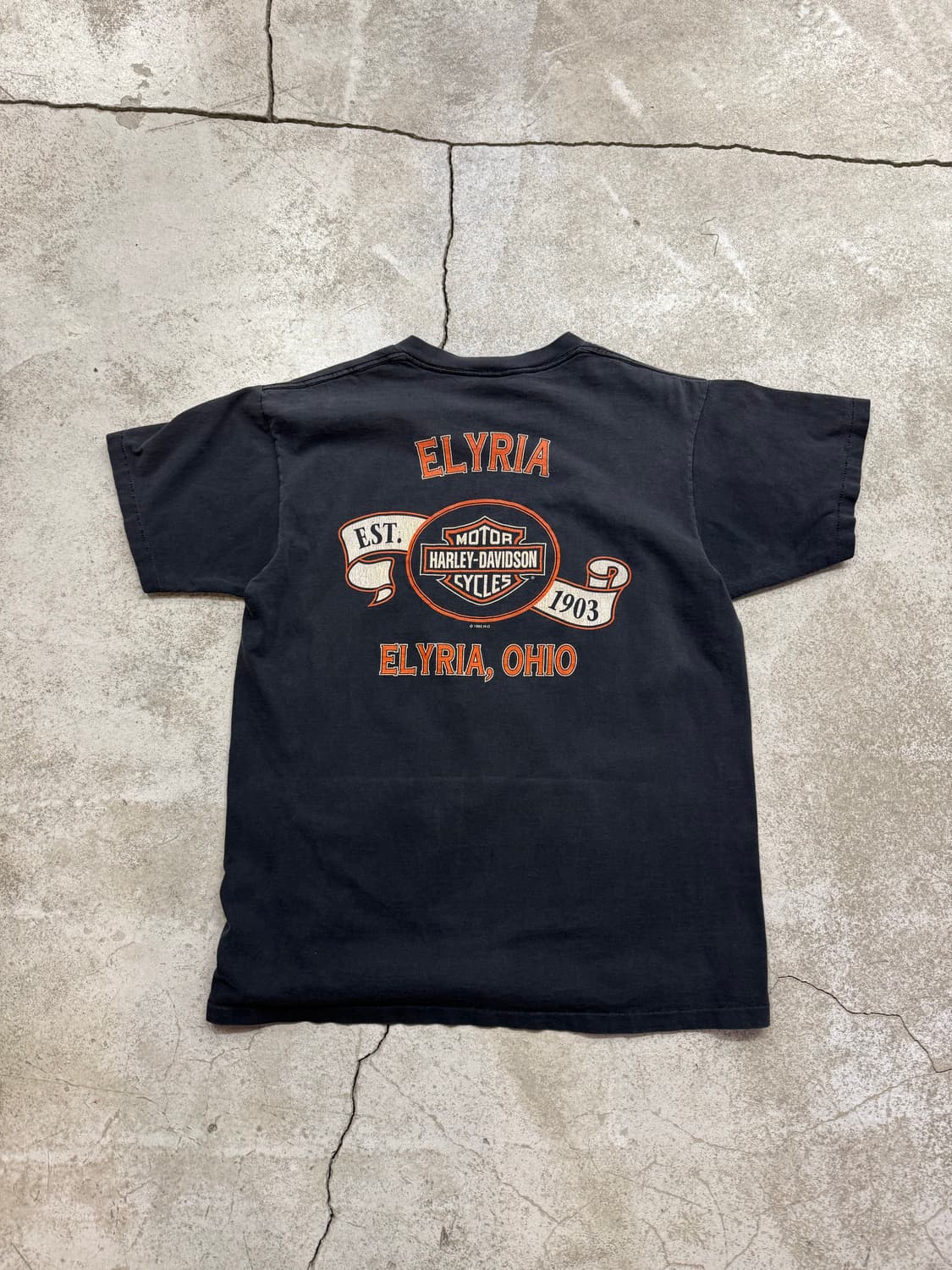 90s 할리데이비슨 파이어울프 반팔티 상품이미지8