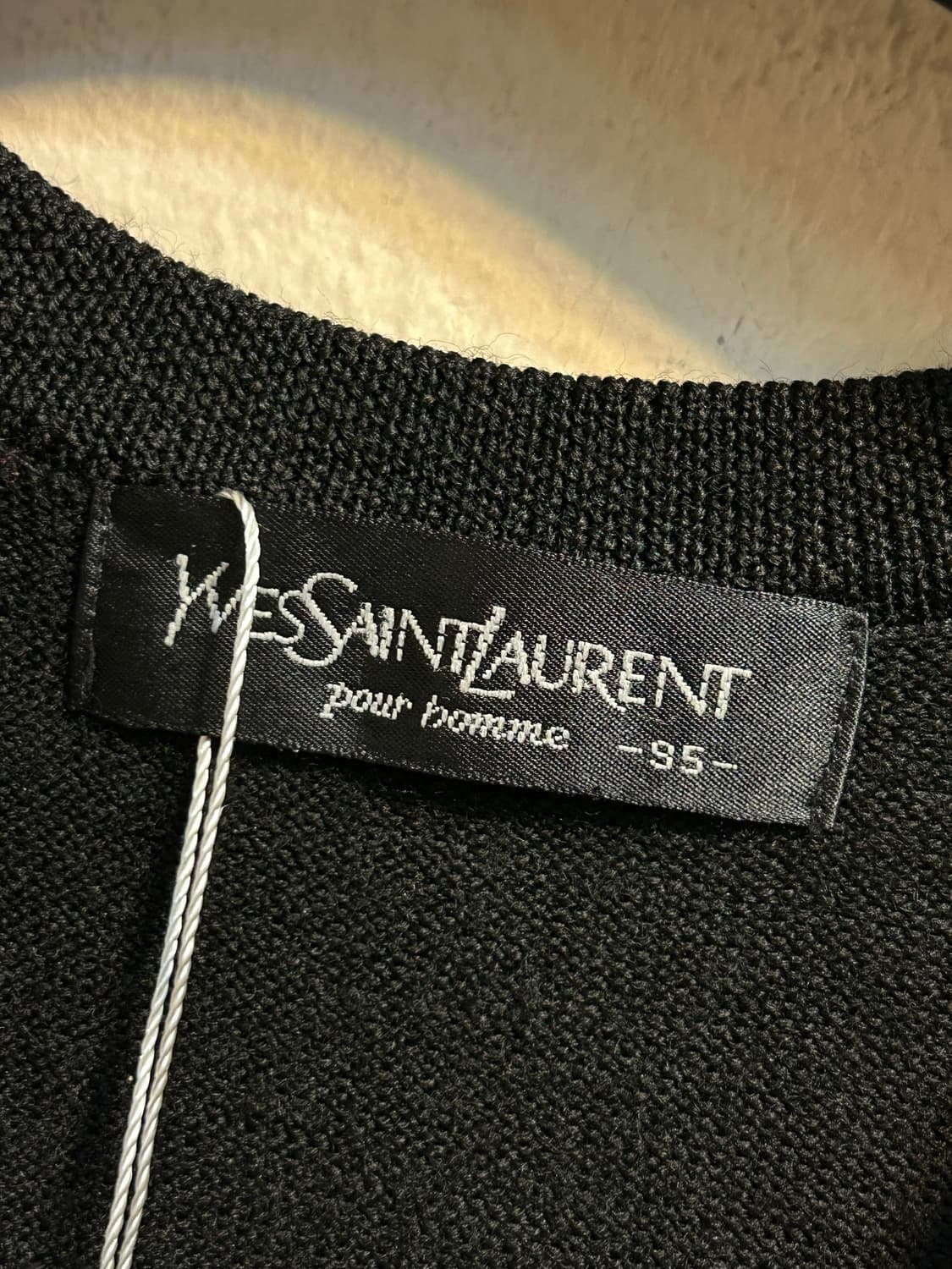 입생로랑 빈티지 패턴 니트 베스트 상품이미지5