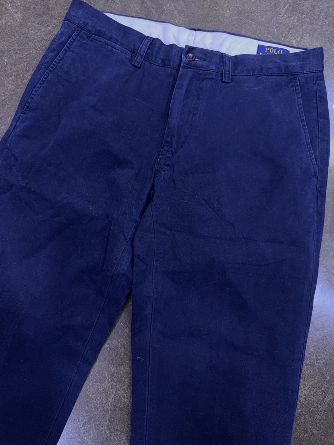 폴로 랄프로렌 슬림핏 치노팬츠 네이비 코튼팬츠 33 상품이미지3