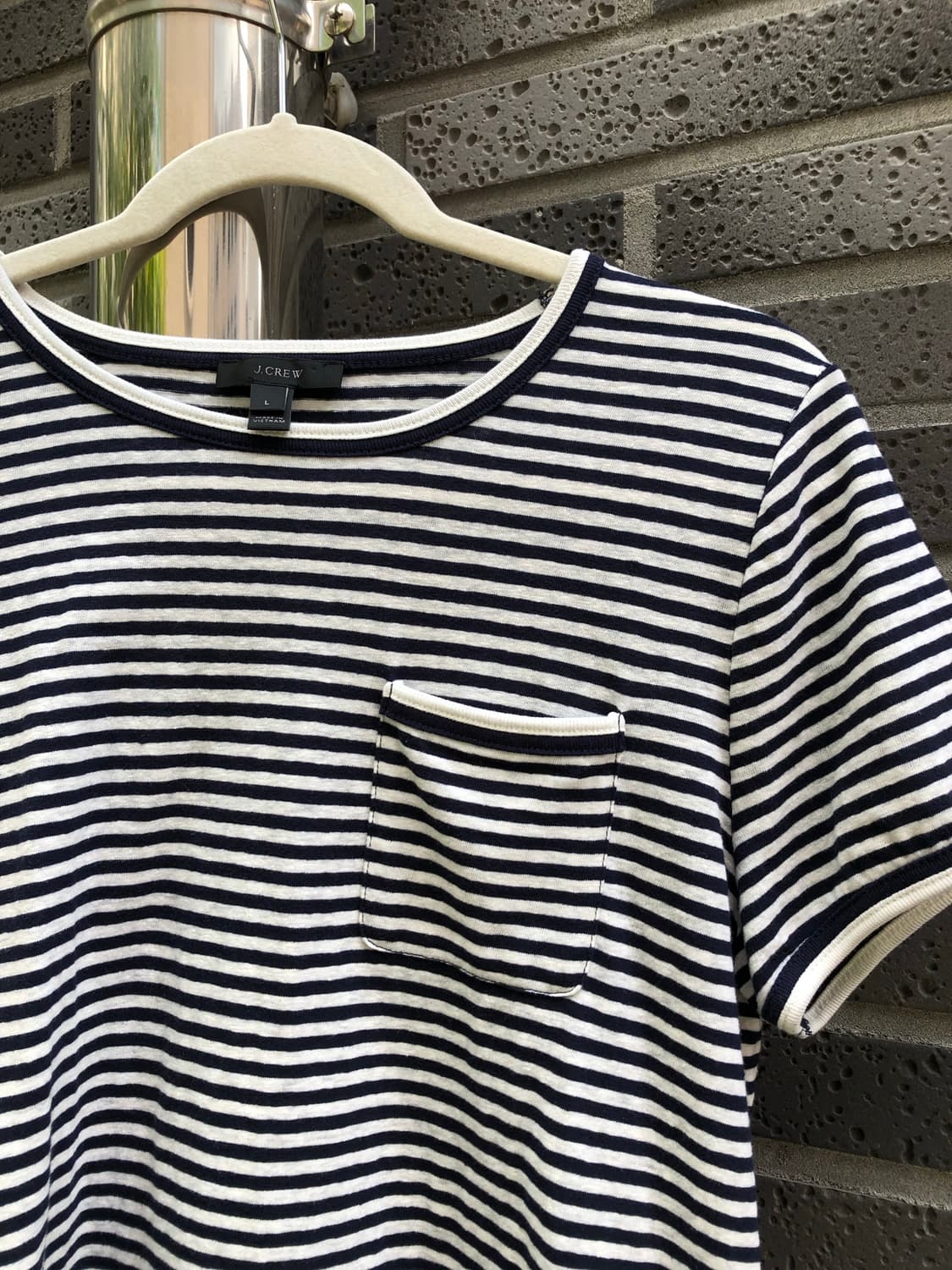 j crew stripe pocket tee  상품이미지3