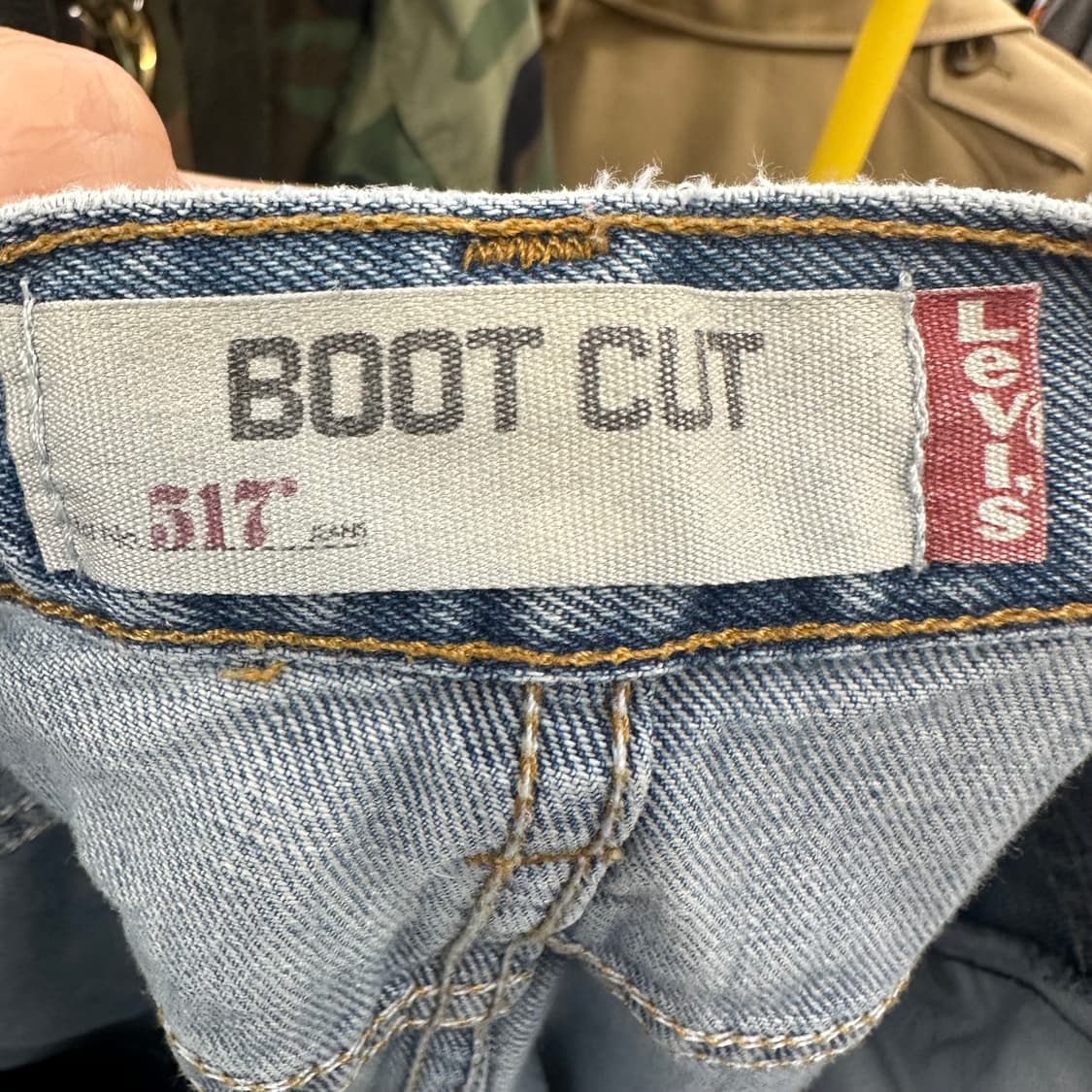 00‘s 리바이스 517 연청 디스트로이드 상품이미지8