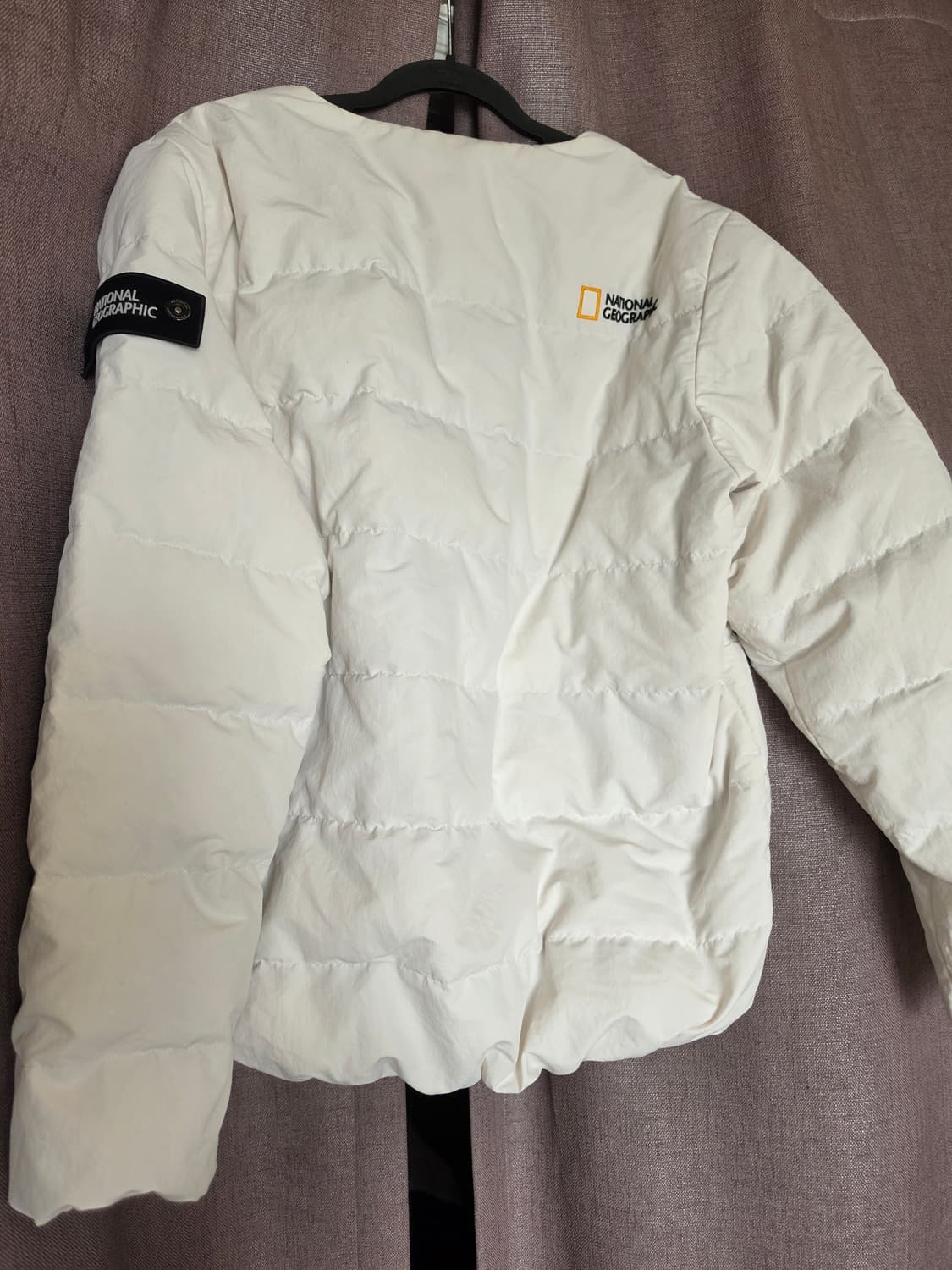 내셔널지오그래픽숏패딩 M/L 상품이미지4
