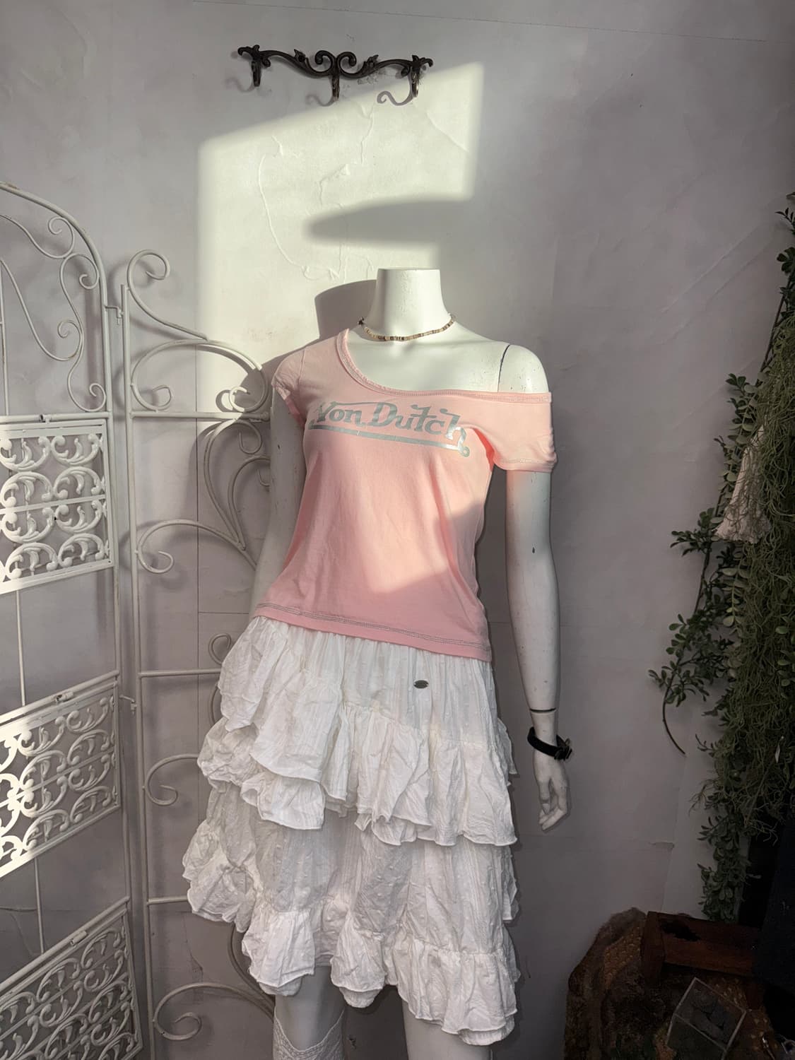Von Dutch baby pink logo half t  상품이미지3