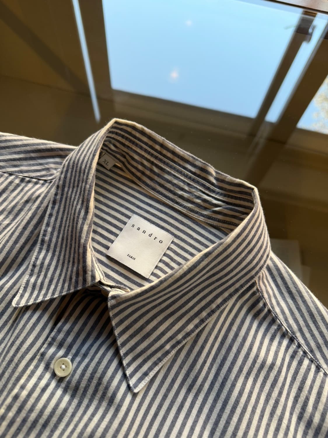 산드로 스트라이프 셔츠 100~103 상품이미지9