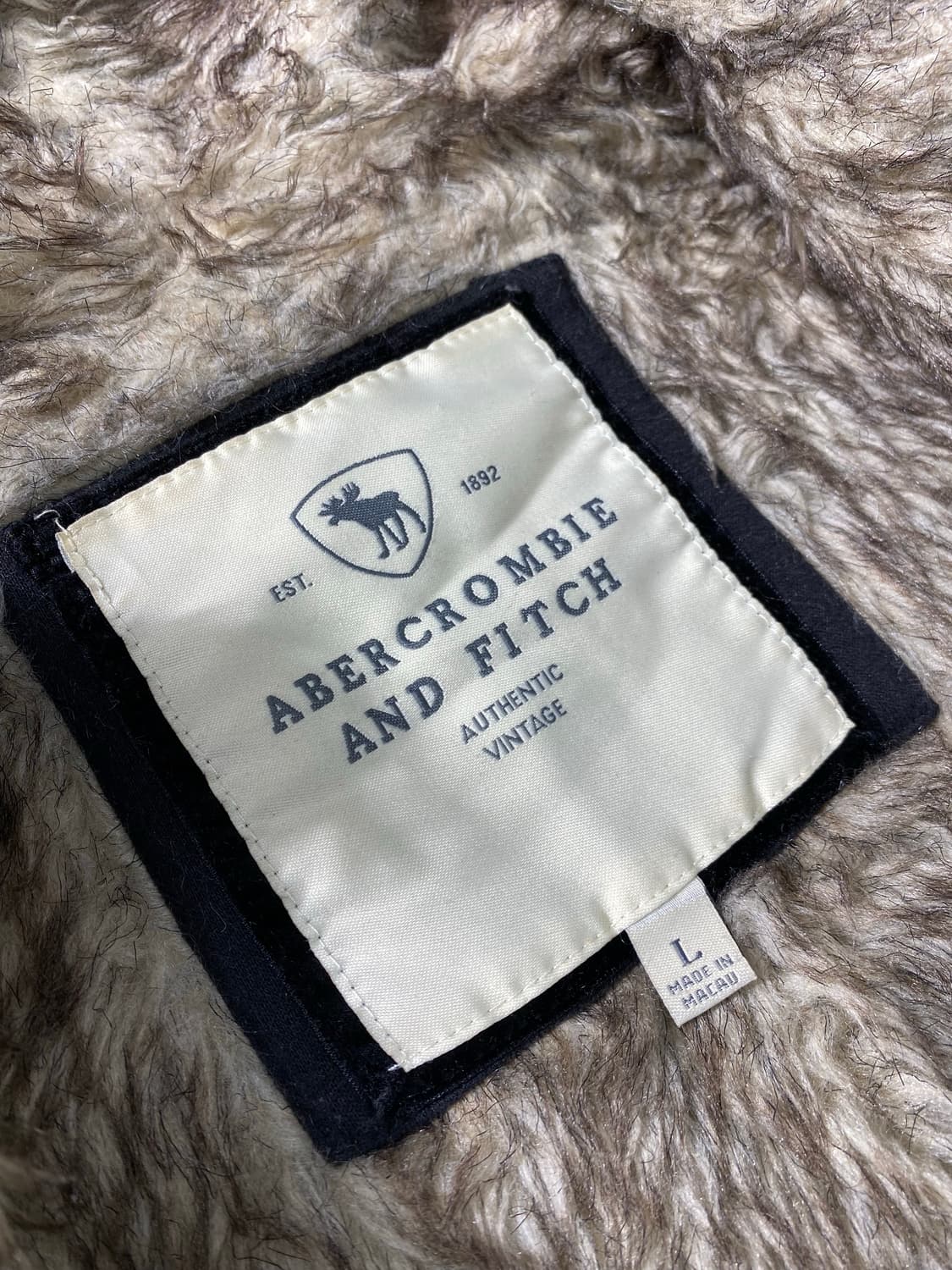 [L] Abercrombie 아베크롬비 퍼 라이닝 후드집업 상품이미지7