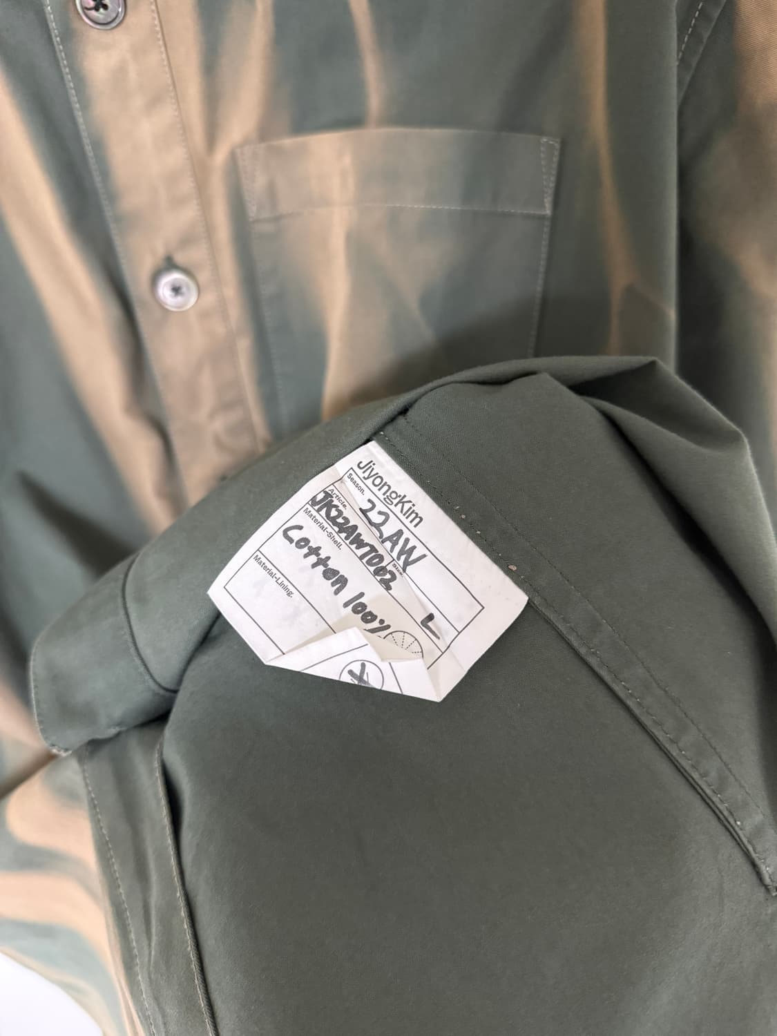 지용킴 22aw 셔츠 상품이미지5