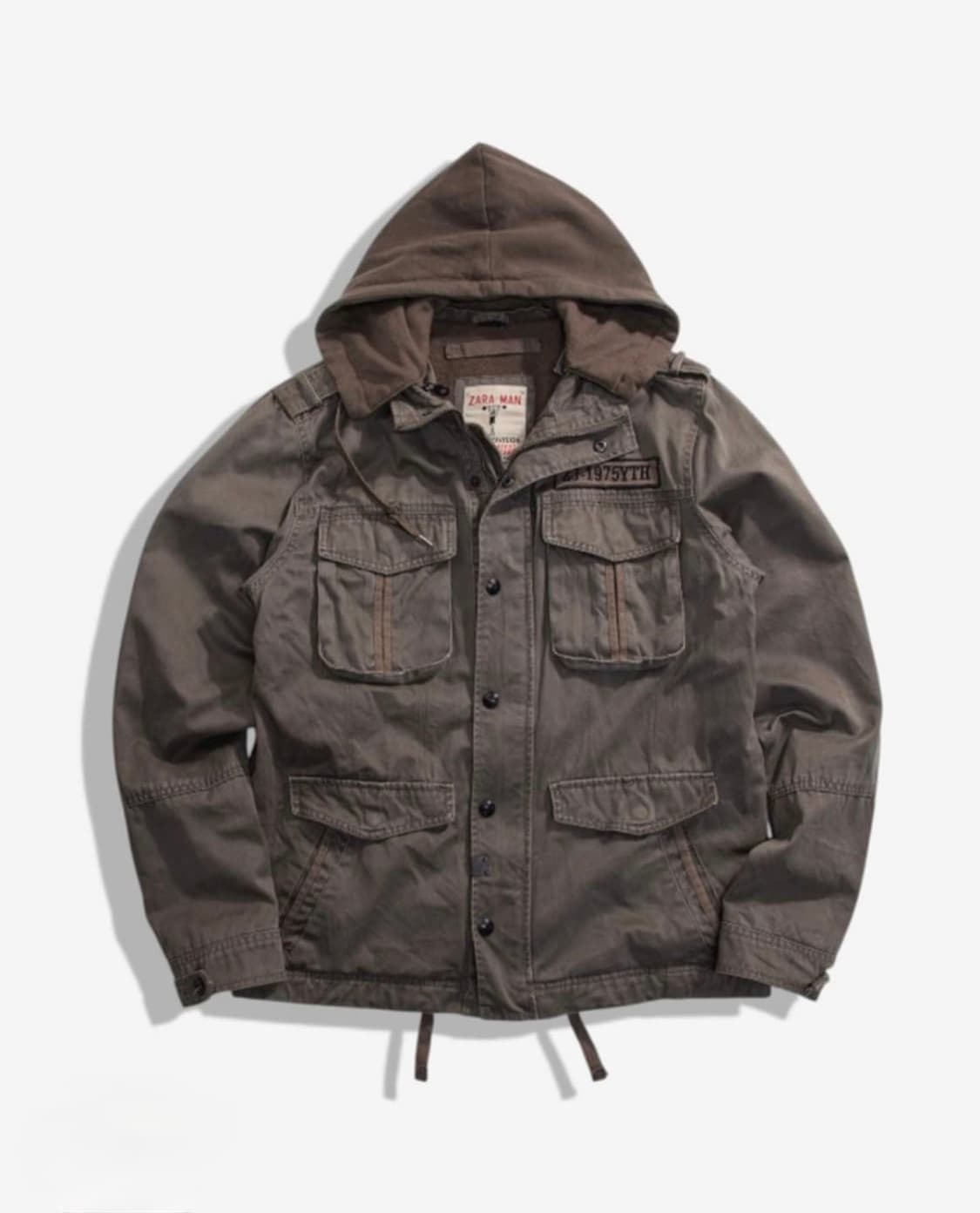 ZARA/빈티지 후드 야상 자켓 [L] 상품이미지2