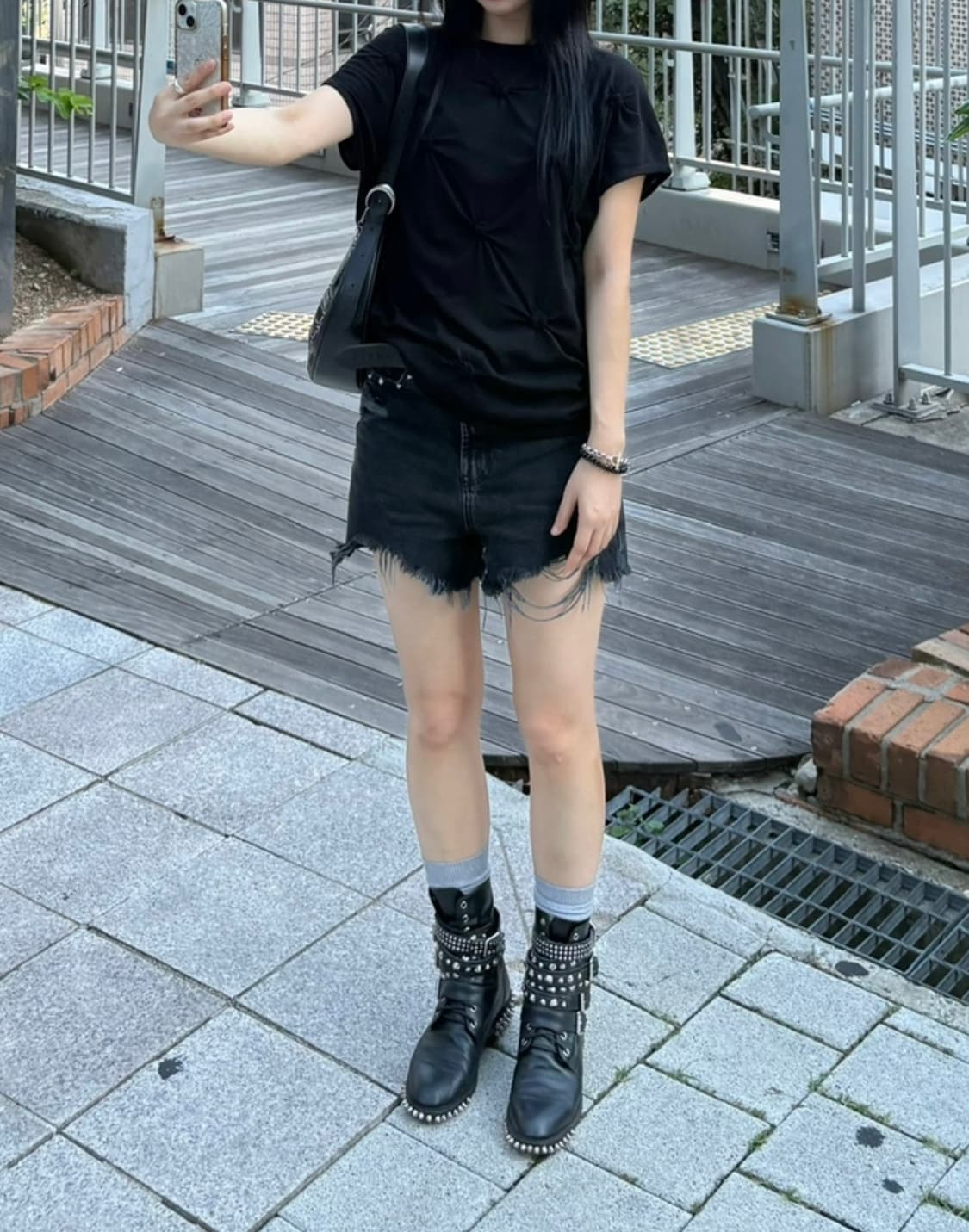 ysl 생로랑 스터드 버클 부츠 37 상품이미지9