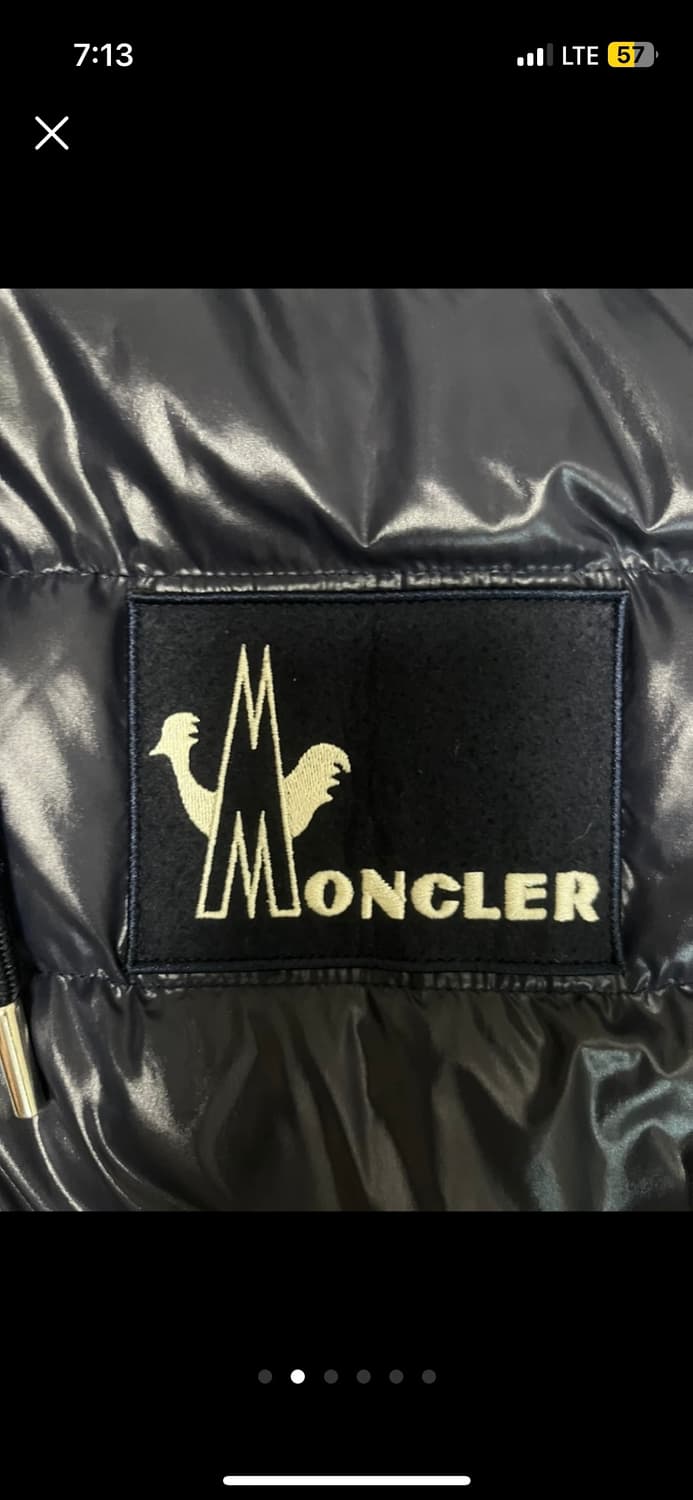 몽클레어 패딩자켓 네이비 상품이미지2