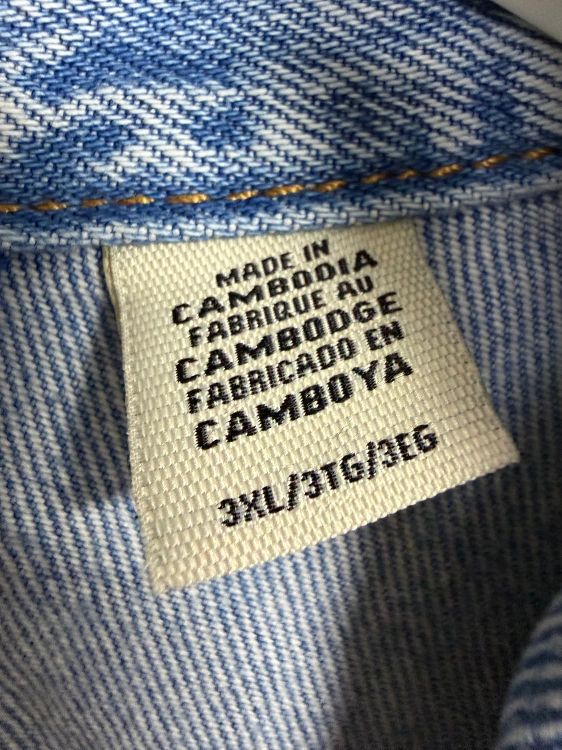 리바이스 프리미엄 빈티지 핏 데님 자켓 상품이미지4