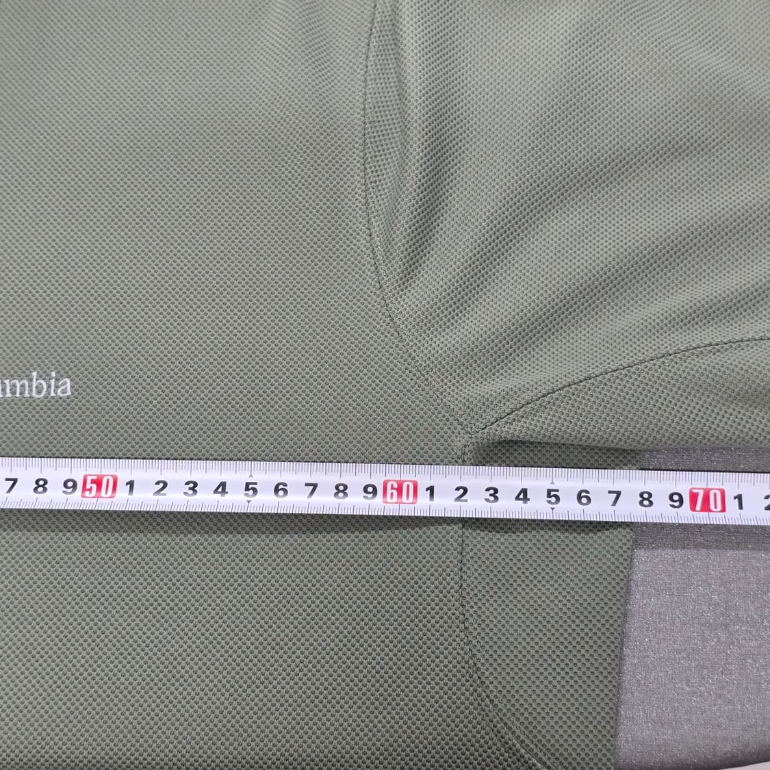 3XL 빅사이즈 컬럼비아 카키 메쉬 기능성 반팔 카라티 상품이미지7