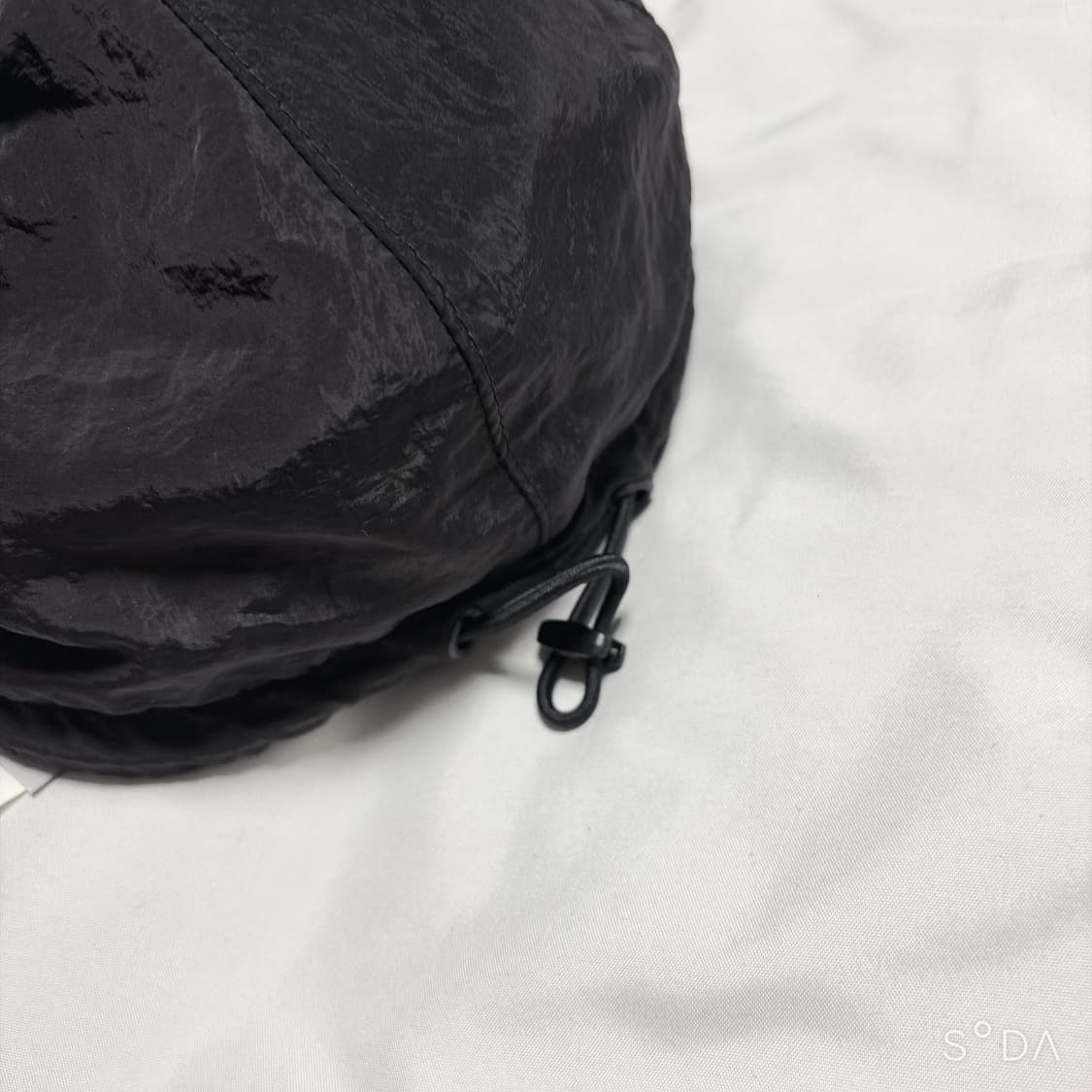 스톤아일랜드 나일론 볼캡 블랙 상품이미지6