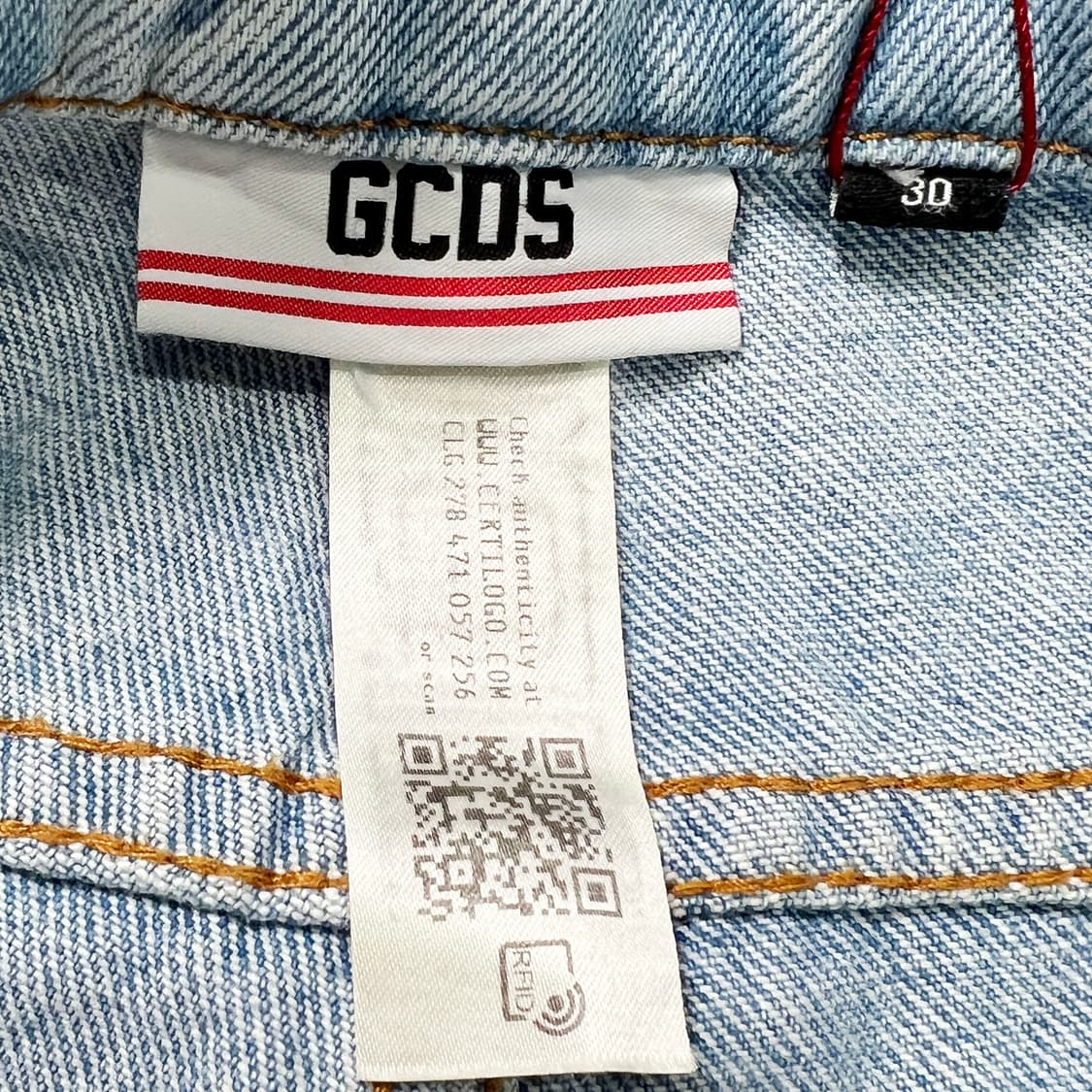 GCDS 블루 체인 포켓 데님 (30) 상품이미지9