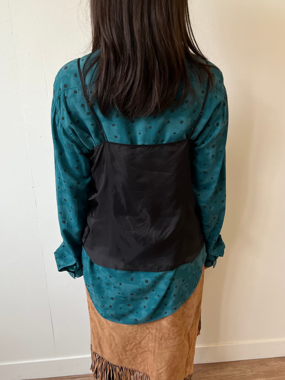 japan vtg 블랙 슬리브리스 상품이미지7