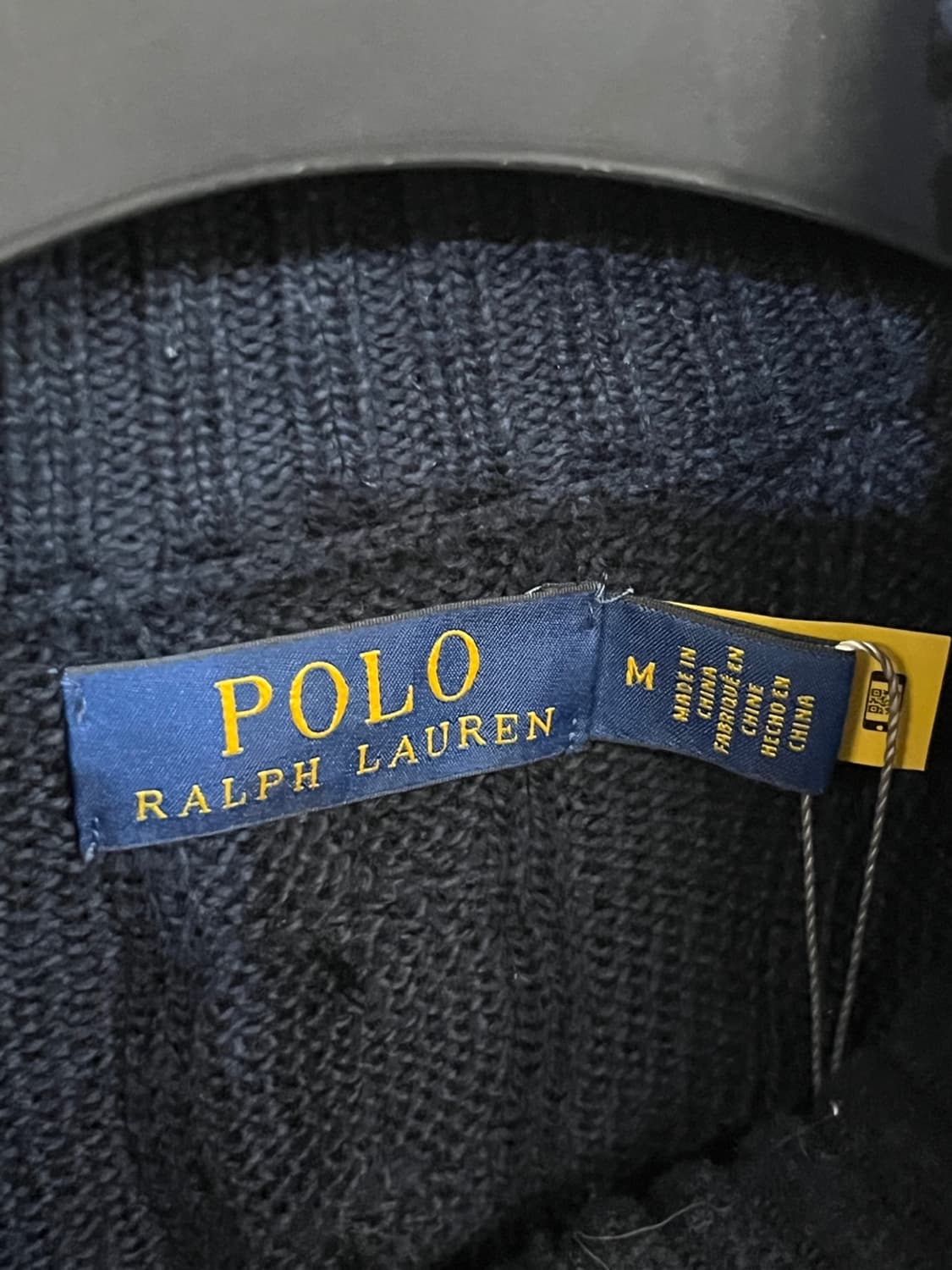 폴로 랄프 로렌 케이블 하프 집업 니트 상품이미지4