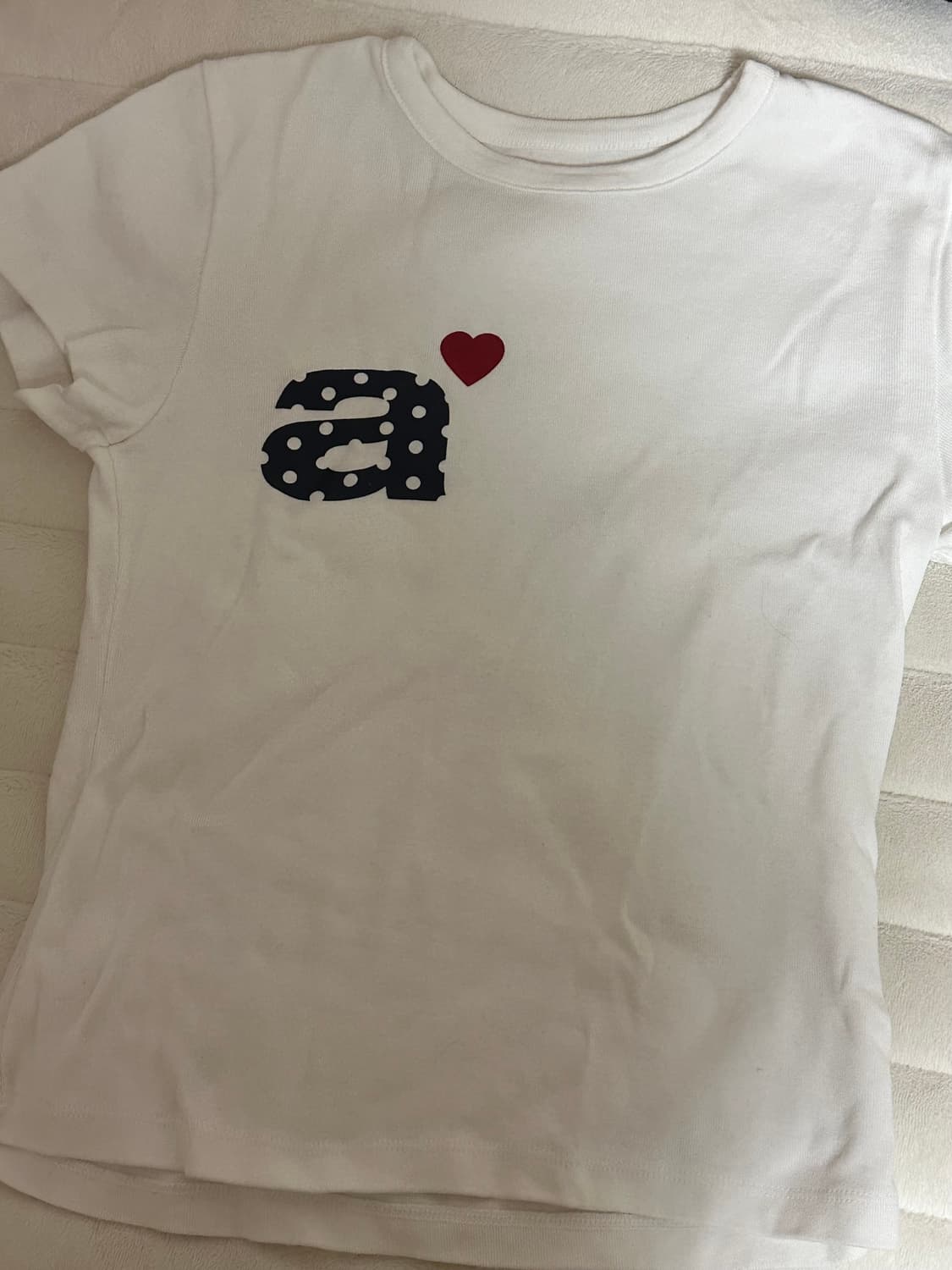 aeae dot small letter tee(white) 상품이미지2