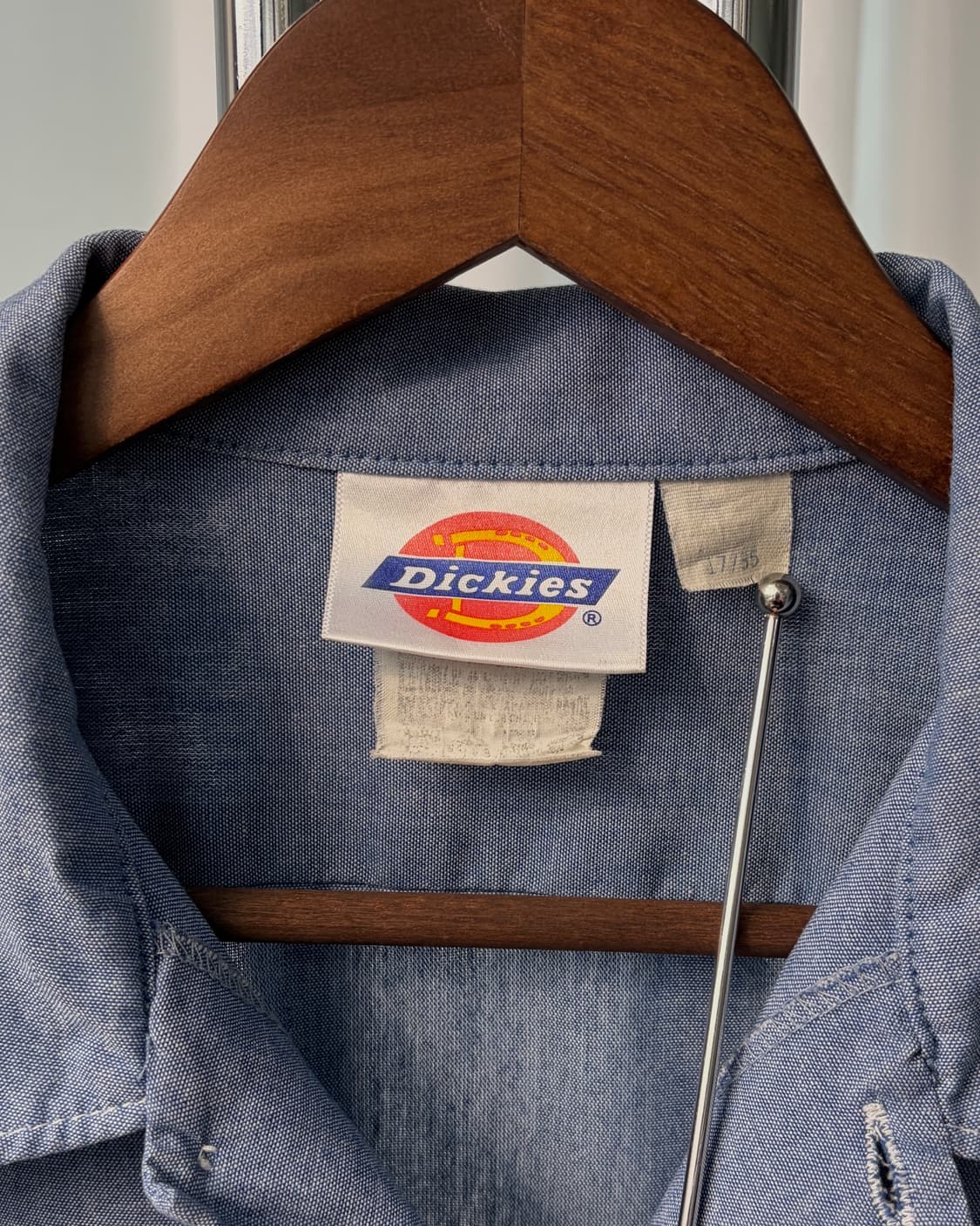 [XL]디키즈 USA 90s 샴브레이 워크 셔츠 상품이미지8