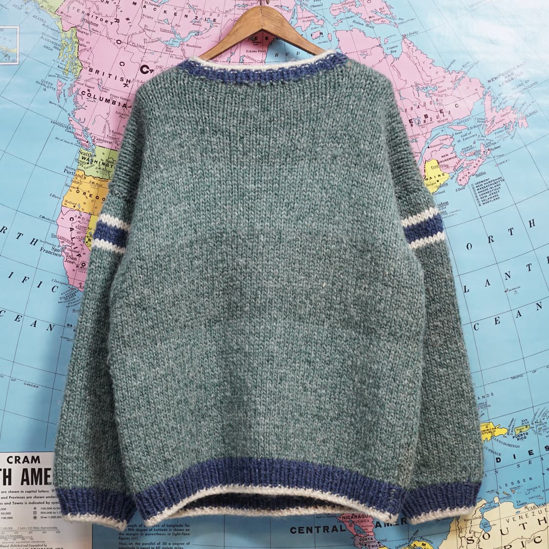 캐나다 Turtle 퓨어 울 핸드메이드 니트 상품이미지4