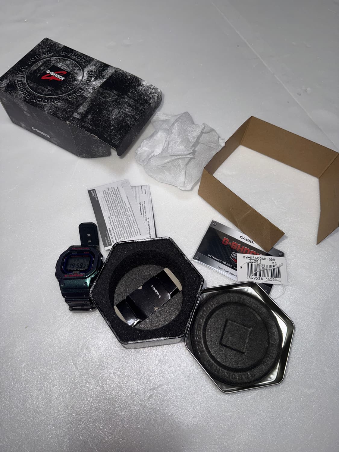 ( 풀박) 블루투스 지샥 독개 스퀘어(DW-B5600AH-6DR) (13 상품이미지4
