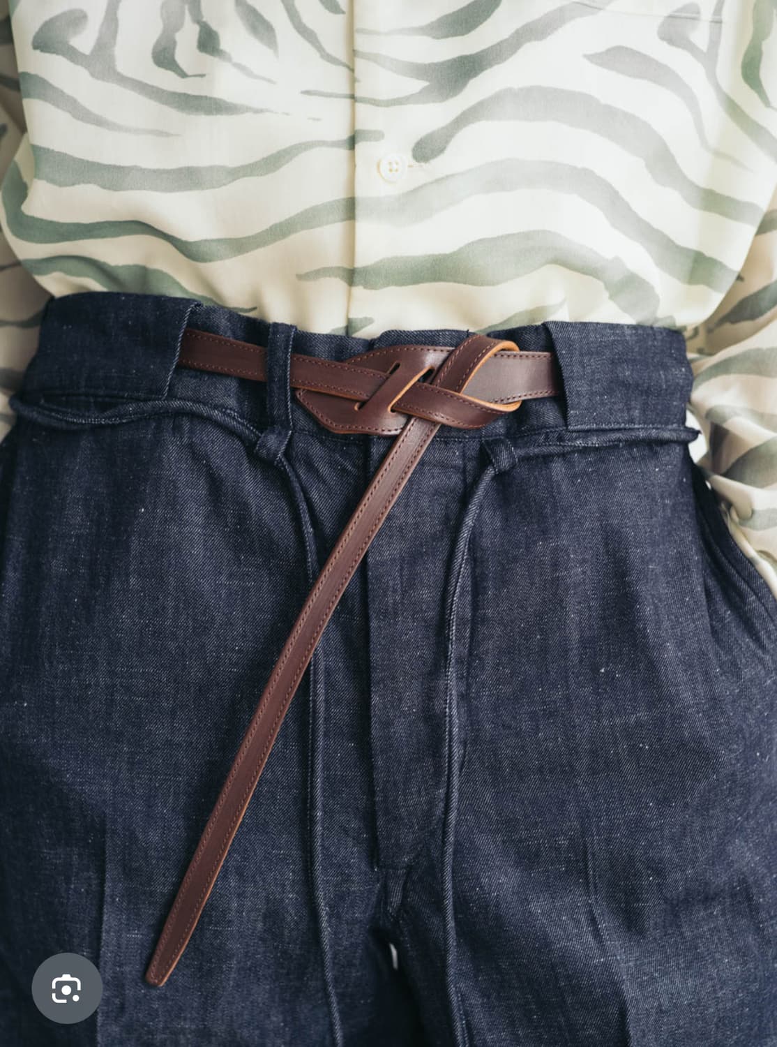 [새상품] 올드 조 old joe 스네이크 소가죽 벨트 상품이미지2