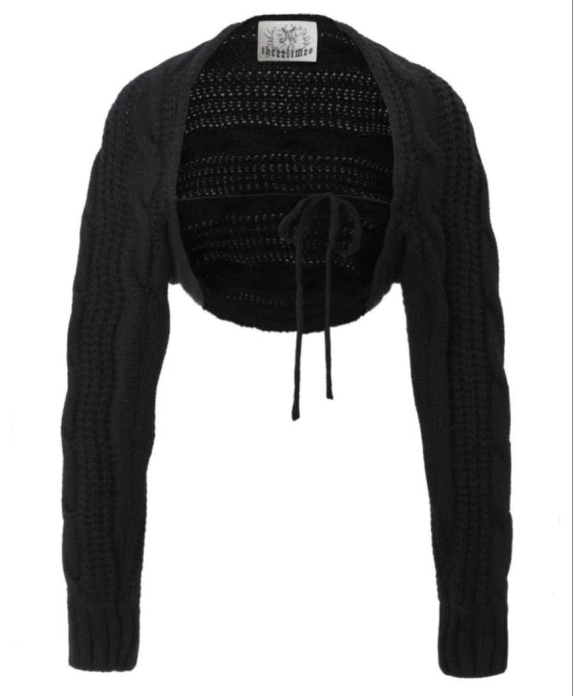 [threetimes] 케이블 볼레로 상품이미지1