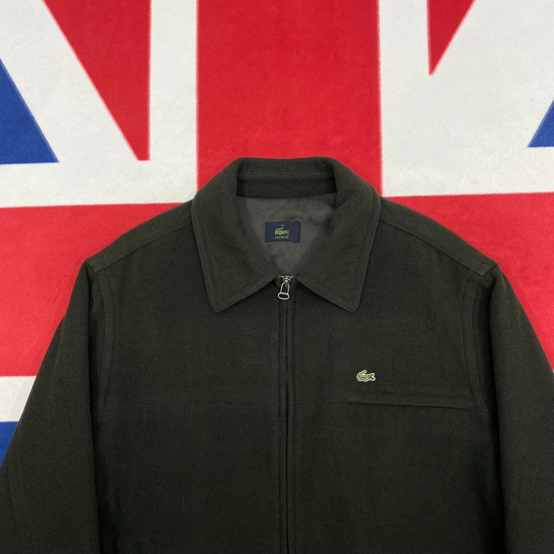 라코스테 모직 블루종 95 실측 100-105 상품이미지3