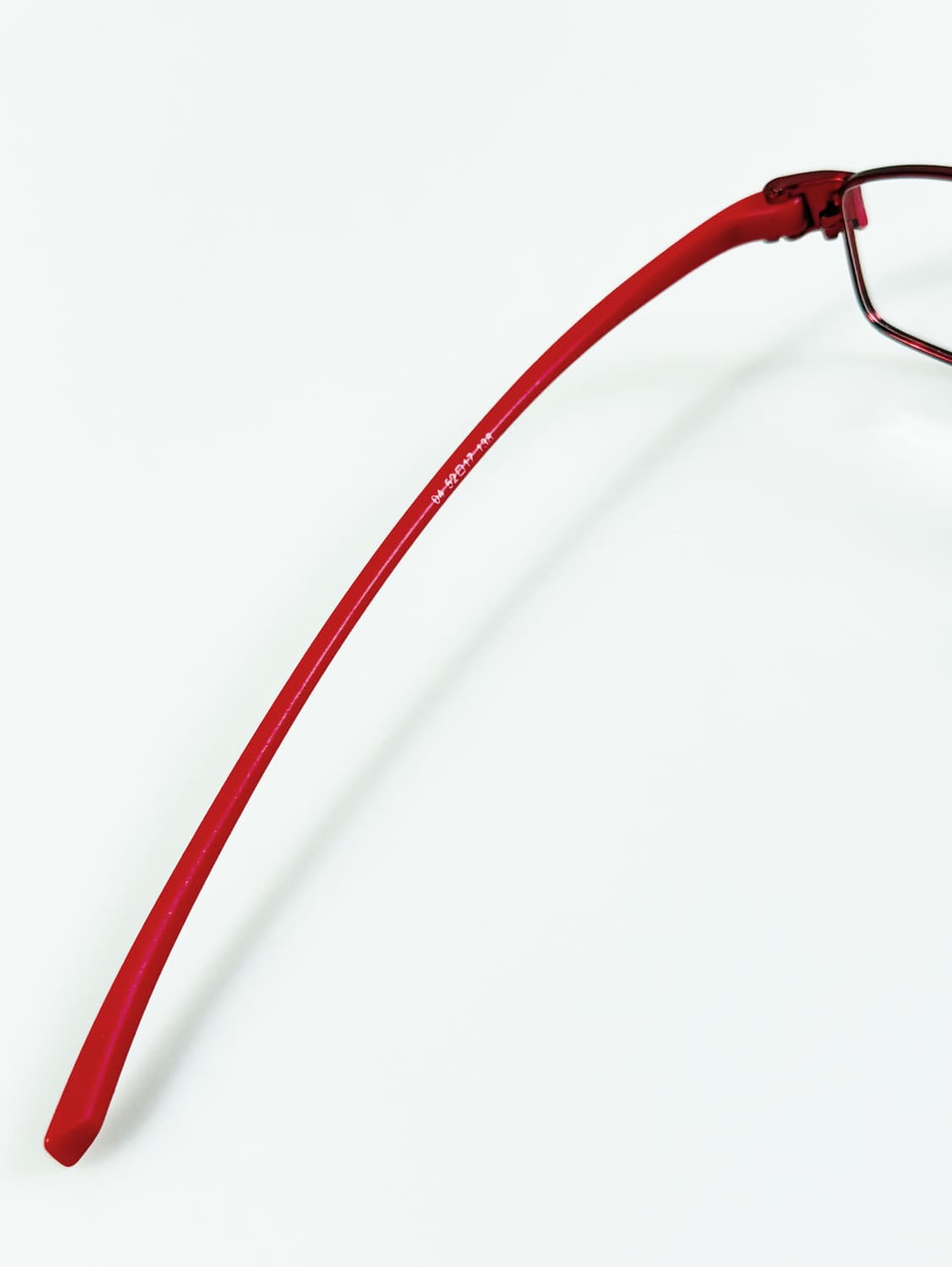 90s PLAYBOY 다크레드 메탈 슬림 스퀘어 빈티지 안경 상품이미지8