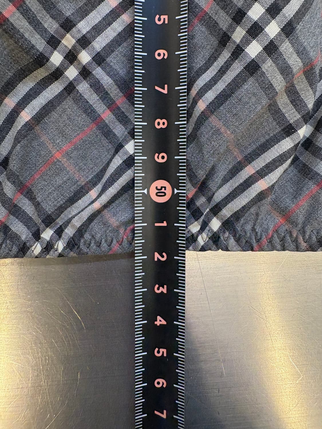 버버리 블루라벨 체크 프릴 블라우스 상품이미지7