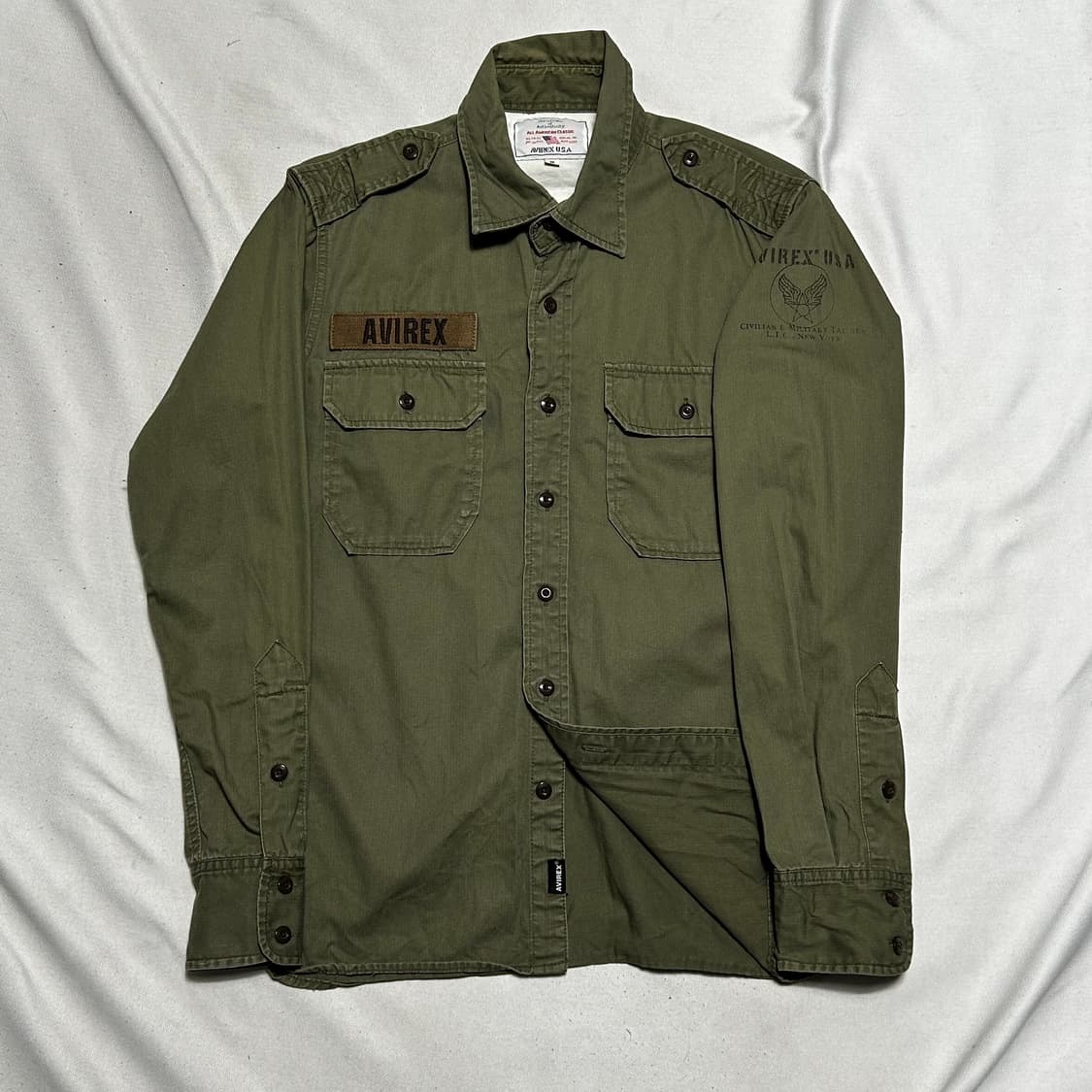 M 아비렉스 밀리터리 셔츠  상품이미지2