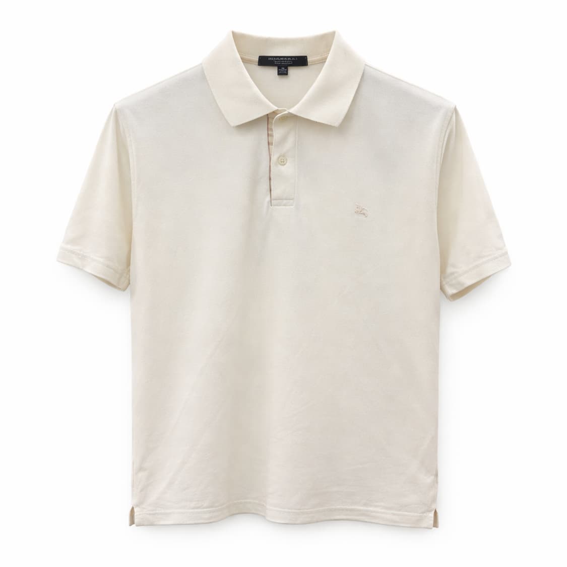 버버리 런던 아이보리 코튼 폴로셔츠 M 상품이미지1