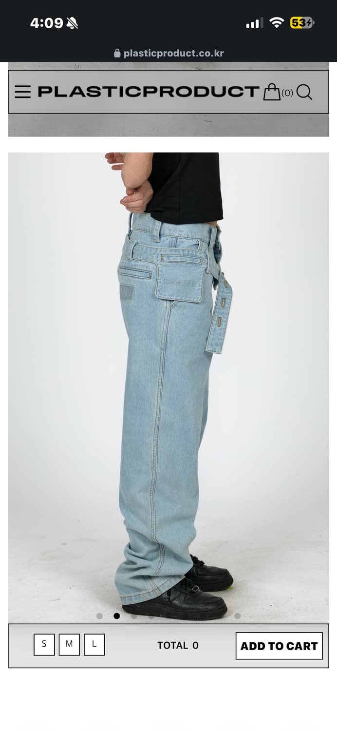 MPa BELT POUCH PANTS (STEEL BLUE) 상품이미지2