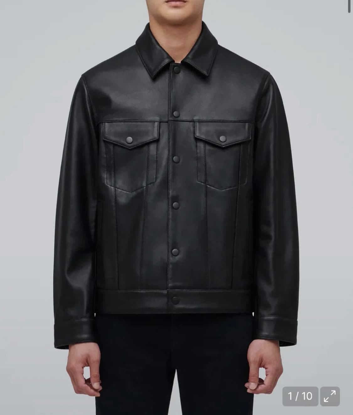 무신사 스탠다드 양가죽 트러커자켓 엑스라지 상품이미지1