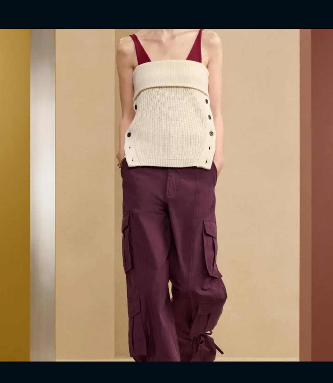 Zara 버튼 니트 탑 상품이미지2