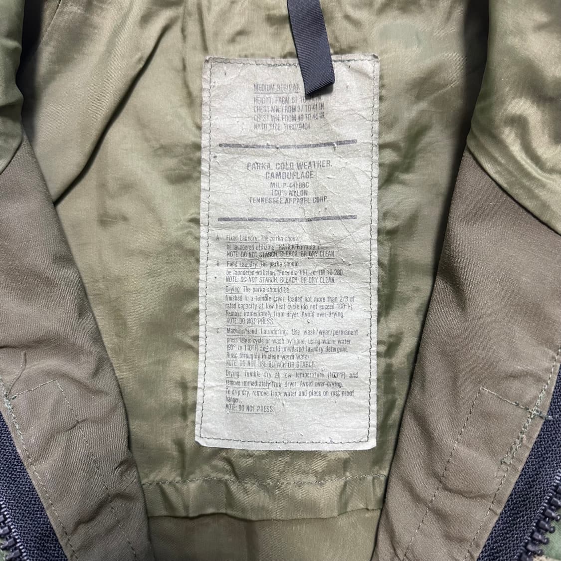 미군 M-65 카모 파카 (Woodland Camo / Medium Re 상품이미지4