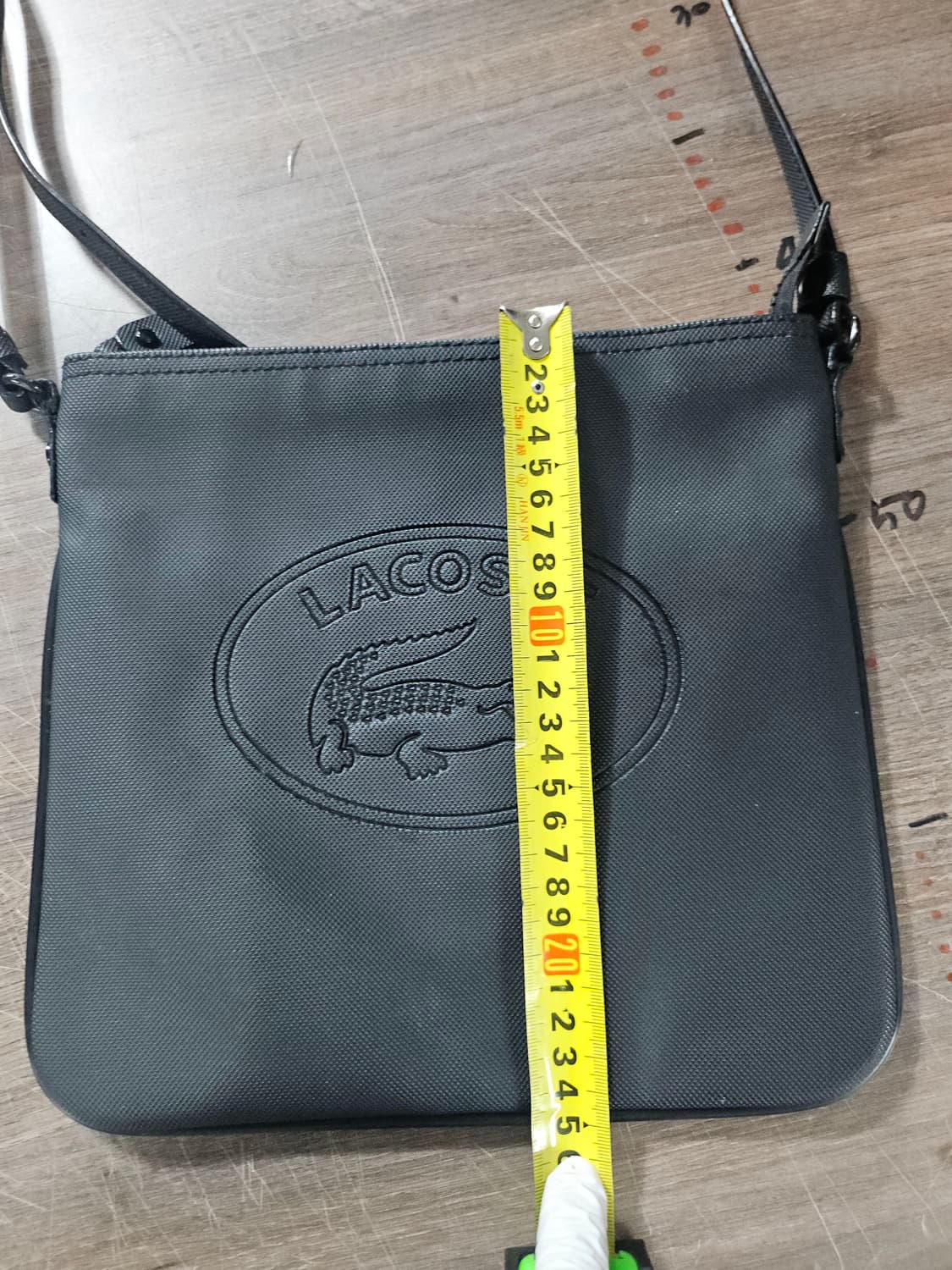 라코스테 블랙 크로스백 가방  27*25 상품이미지10