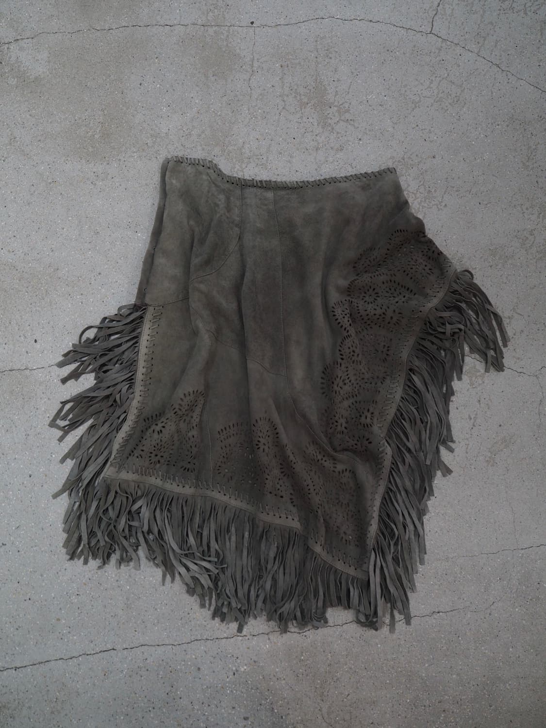 vintage goatskin skirt  상품이미지7