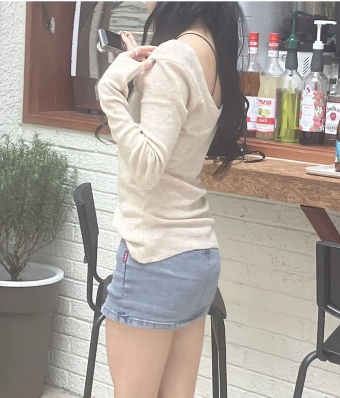 엔젤넘버555 레이어드 니트 상품이미지4